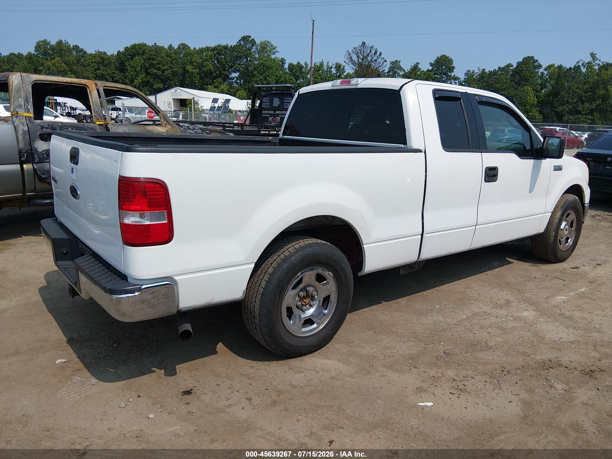 2004 Ford F-150 Lariat/xl/xlt White vin: 1FTPX12594NB24530