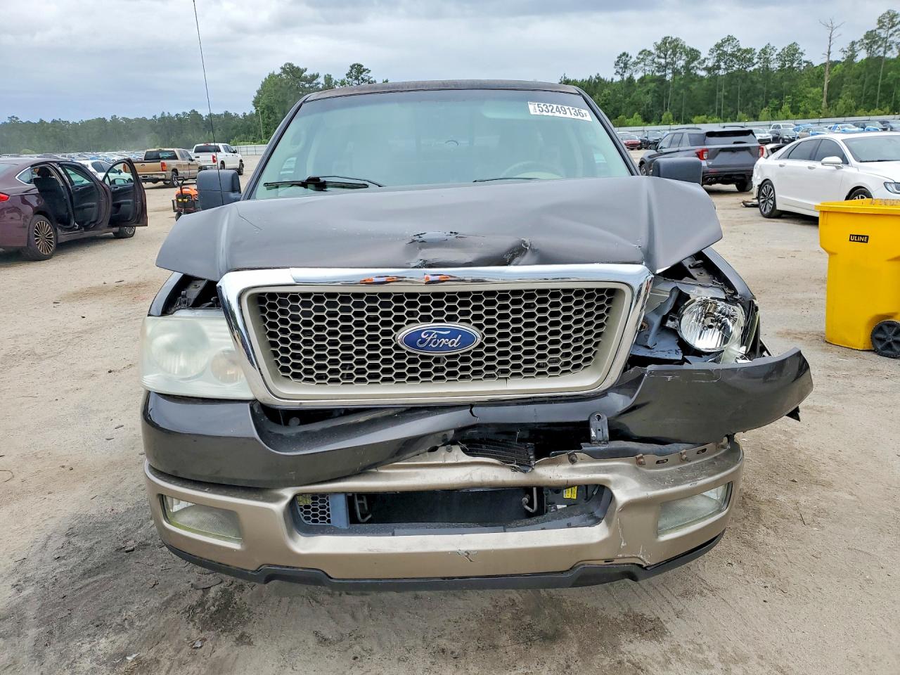 2005 Ford F150 Charcoal vin: 1FTPX12595NA22100