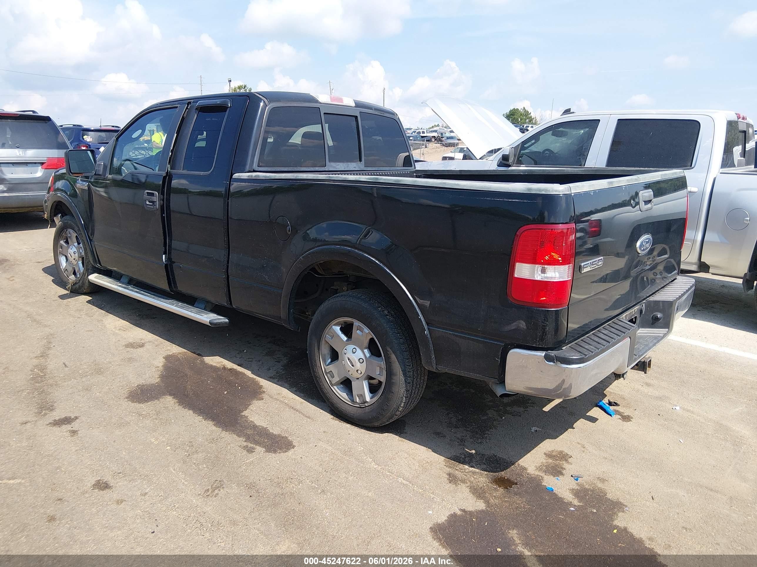 2005 Ford F-150 Lariat/xl/xlt Black vin: 1FTPX12595NA61138