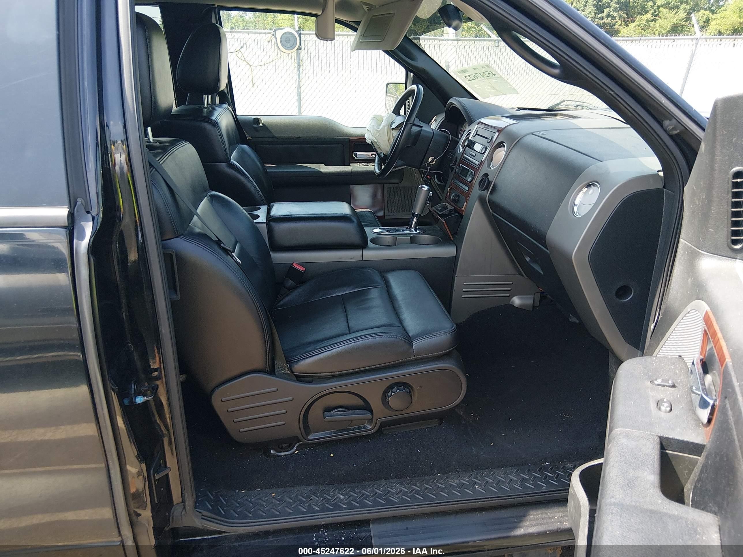 2005 Ford F-150 Lariat/xl/xlt Black vin: 1FTPX12595NA61138
