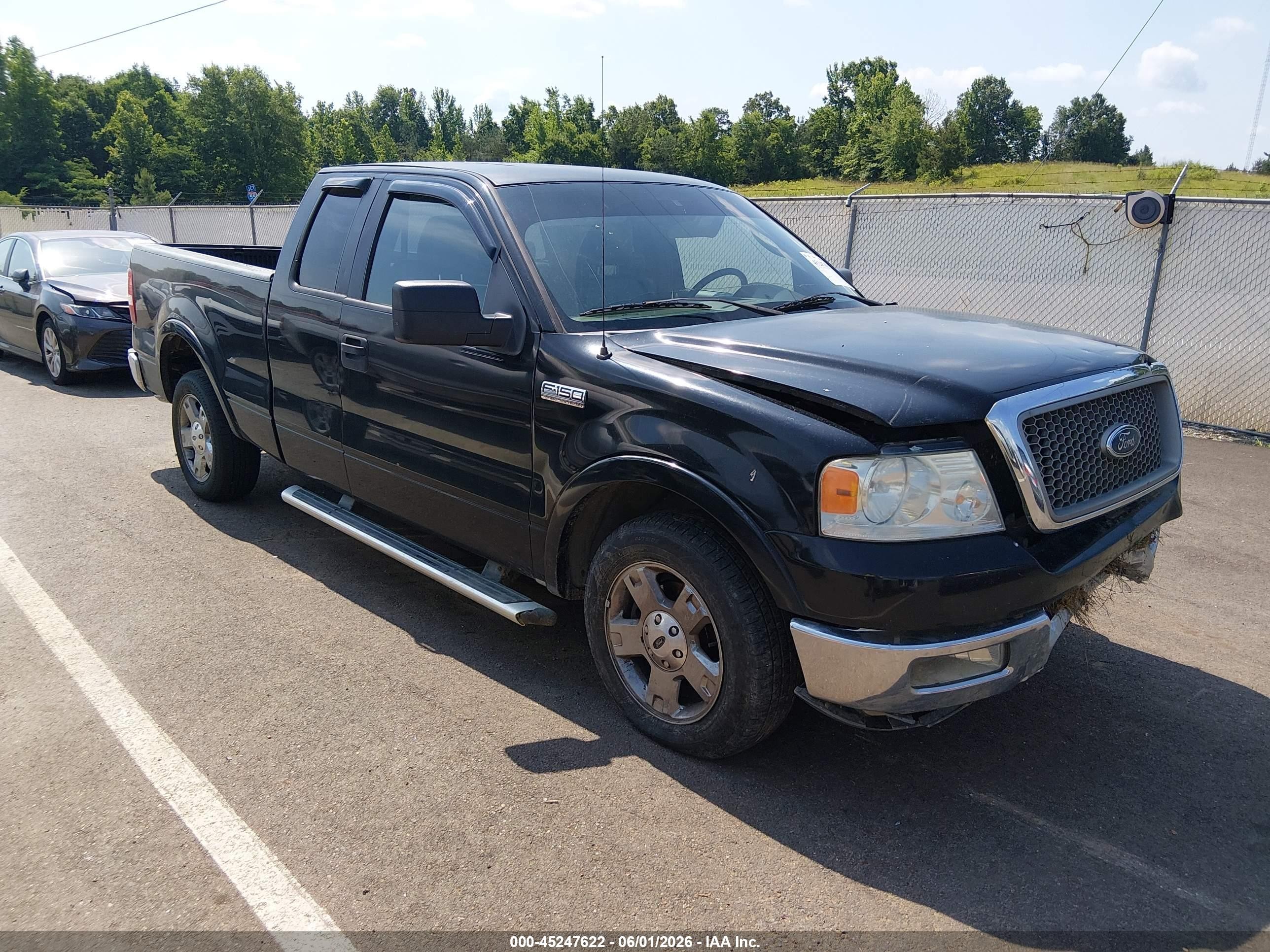 2005 Ford F-150 Lariat/xl/xlt Black vin: 1FTPX12595NA61138