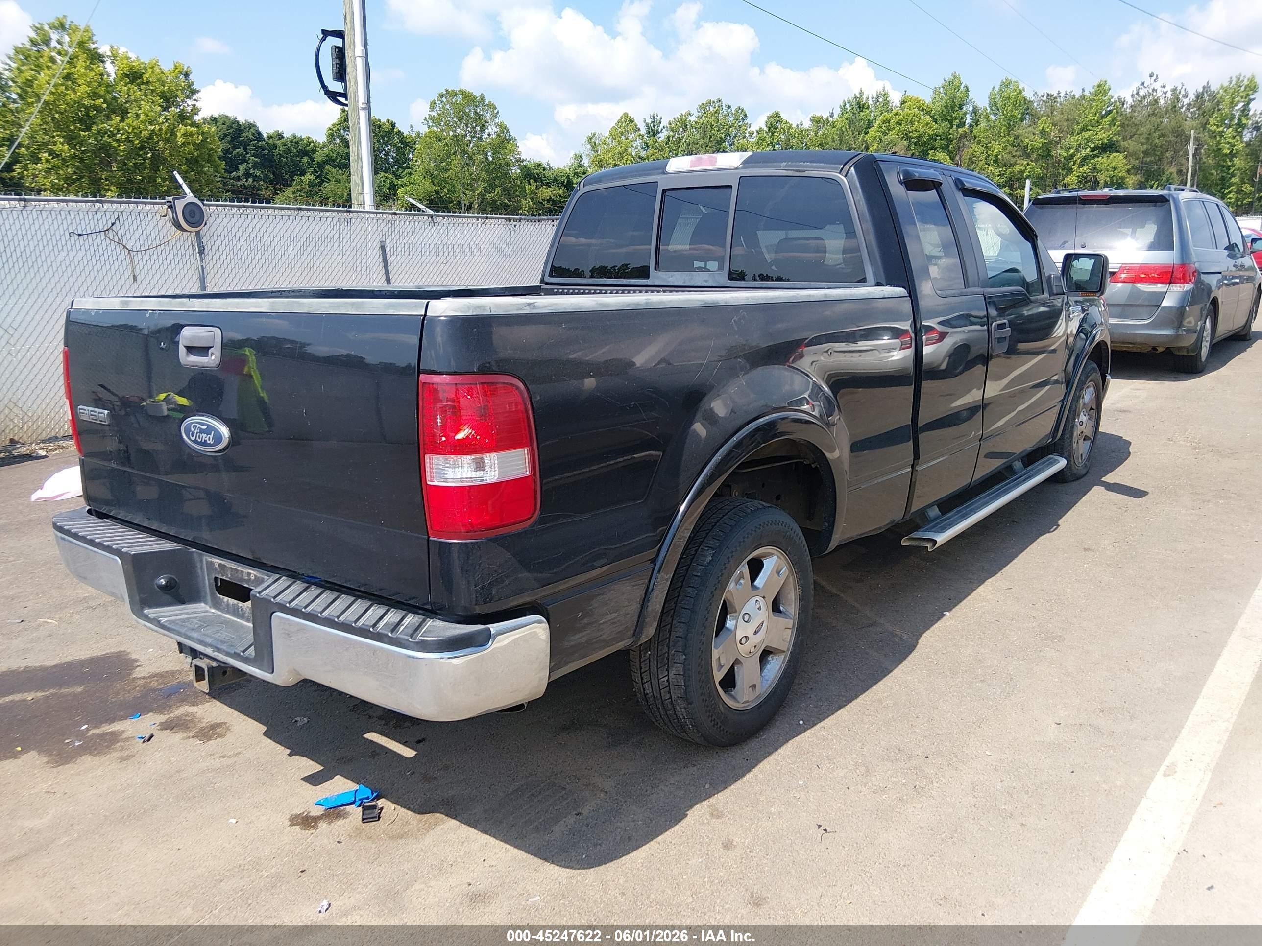 2005 Ford F-150 Lariat/xl/xlt Black vin: 1FTPX12595NA61138
