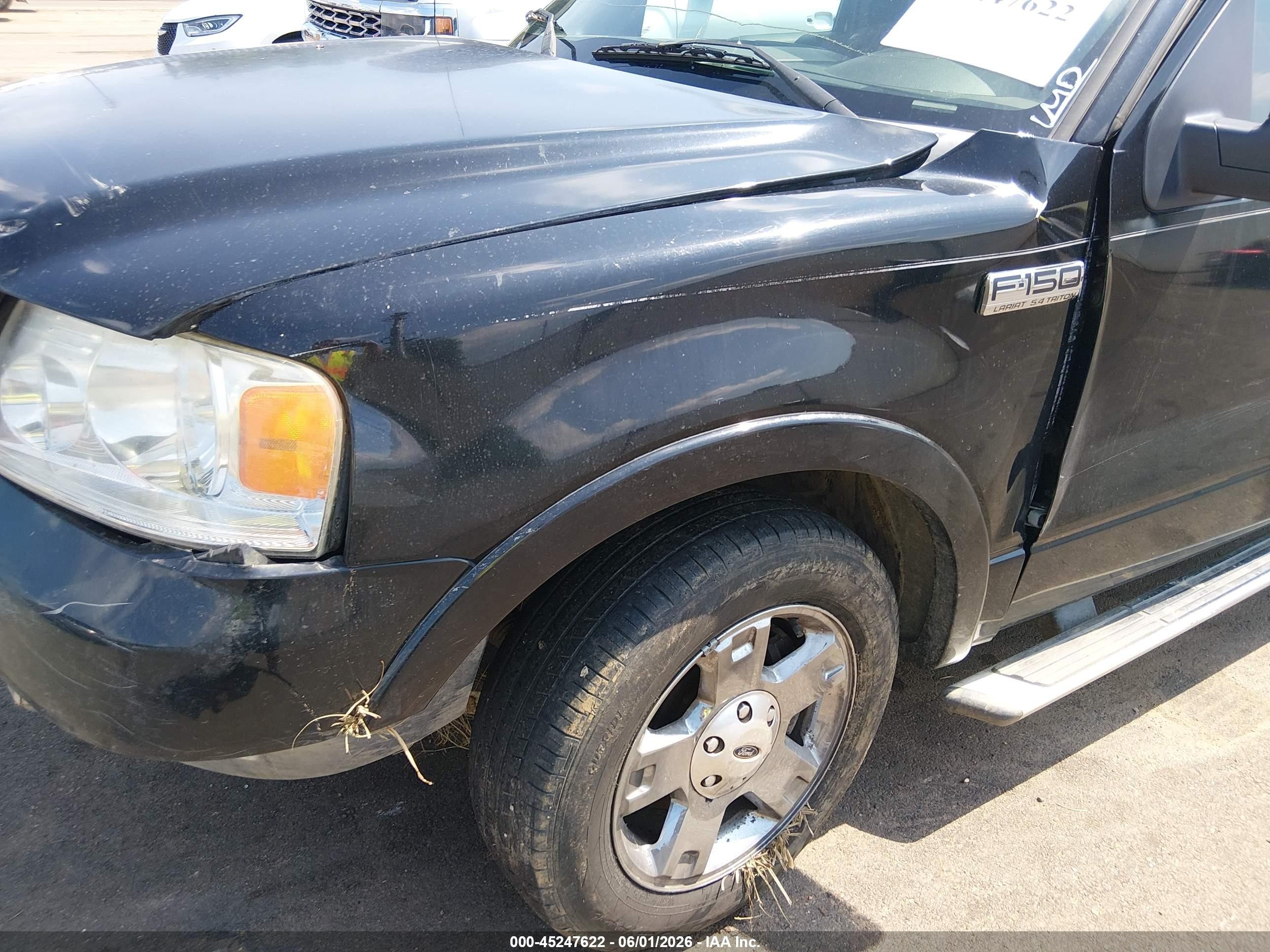 2005 Ford F-150 Lariat/xl/xlt Black vin: 1FTPX12595NA61138