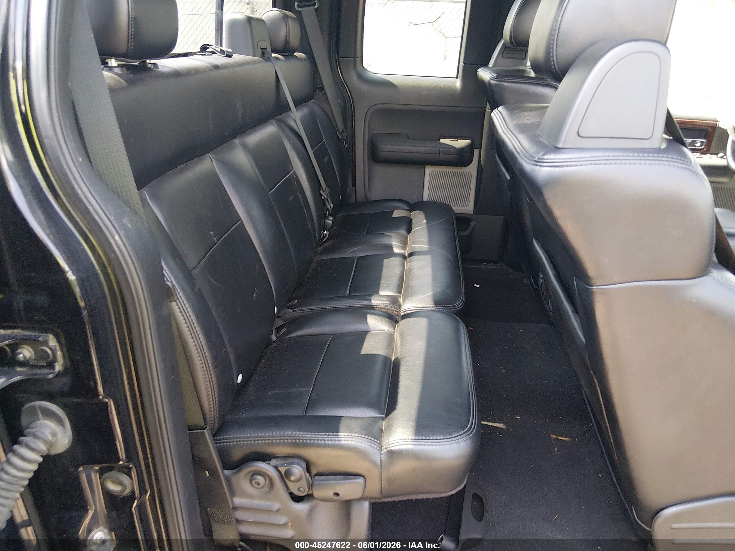 2005 Ford F-150 Lariat/xl/xlt Black vin: 1FTPX12595NA61138