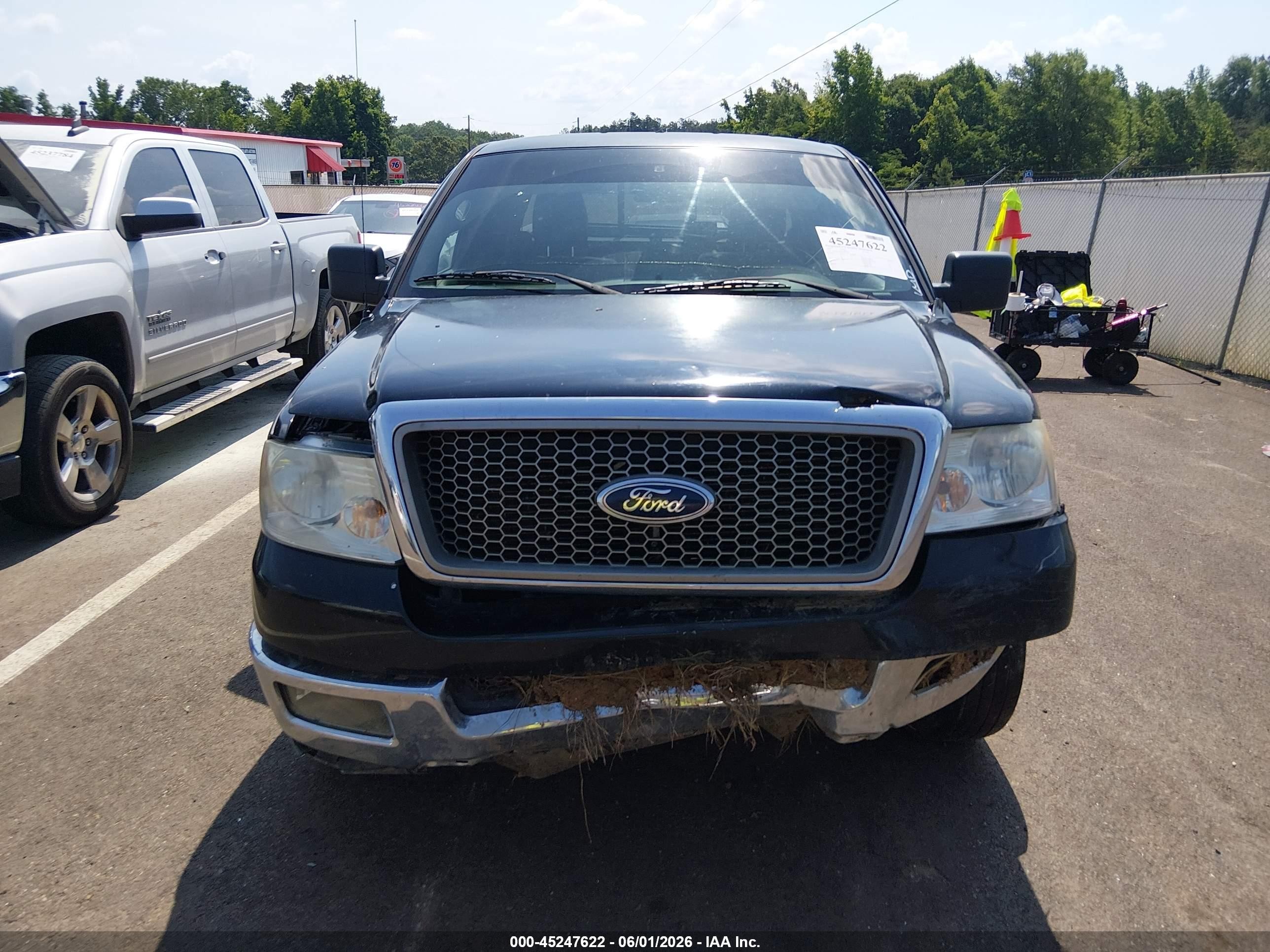 2005 Ford F-150 Lariat/xl/xlt Black vin: 1FTPX12595NA61138