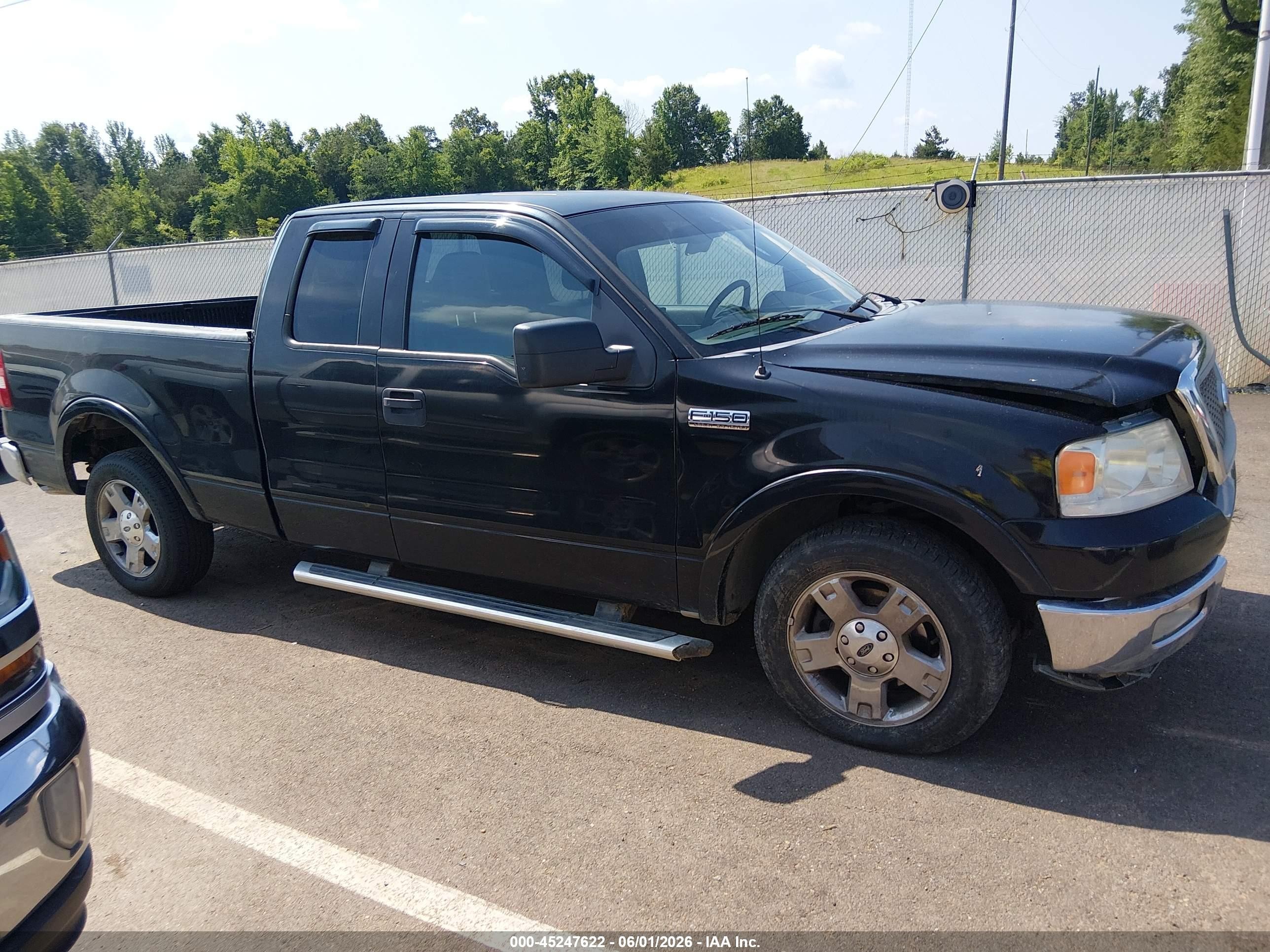 2005 Ford F-150 Lariat/xl/xlt Black vin: 1FTPX12595NA61138