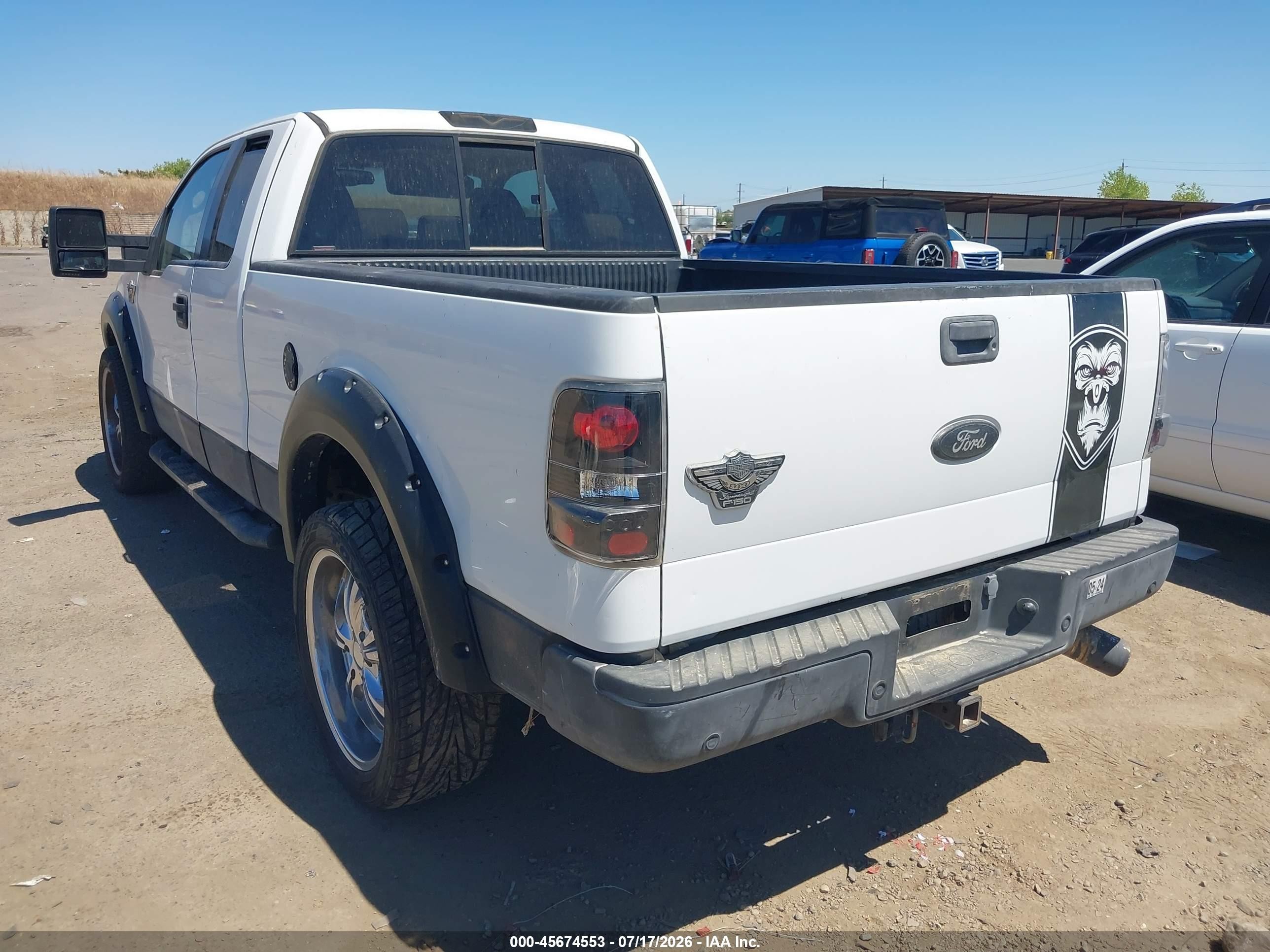 2005 Ford F-150 Lariat/xl/xlt White vin: 1FTPX12595NA93118