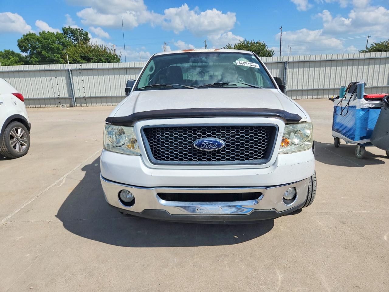 2006 Ford F150 White vin: 1FTPX12596KB30381