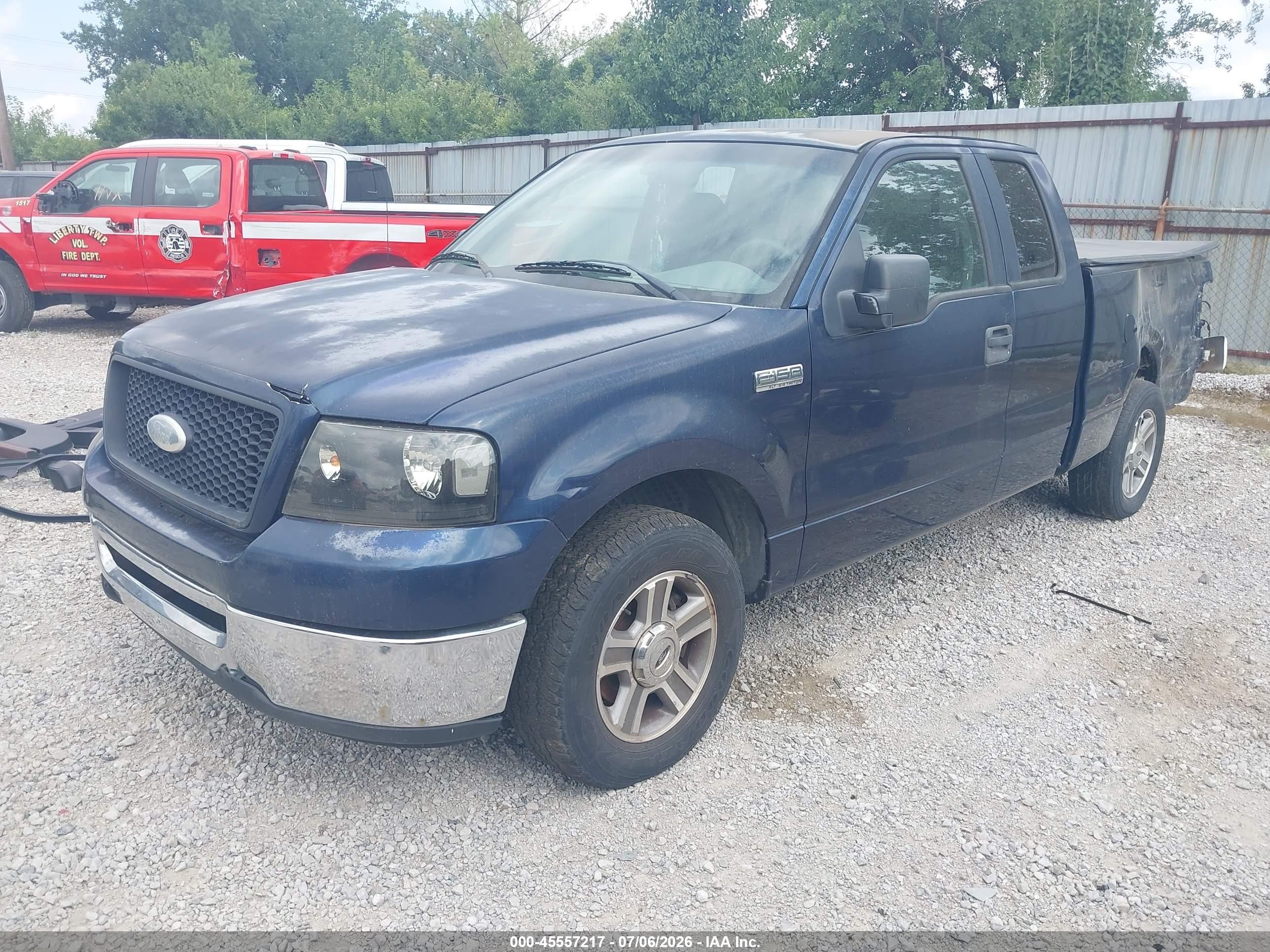 2006 Ford F-150 Lariat/xl/xlt Blue vin: 1FTPX12596NA22910