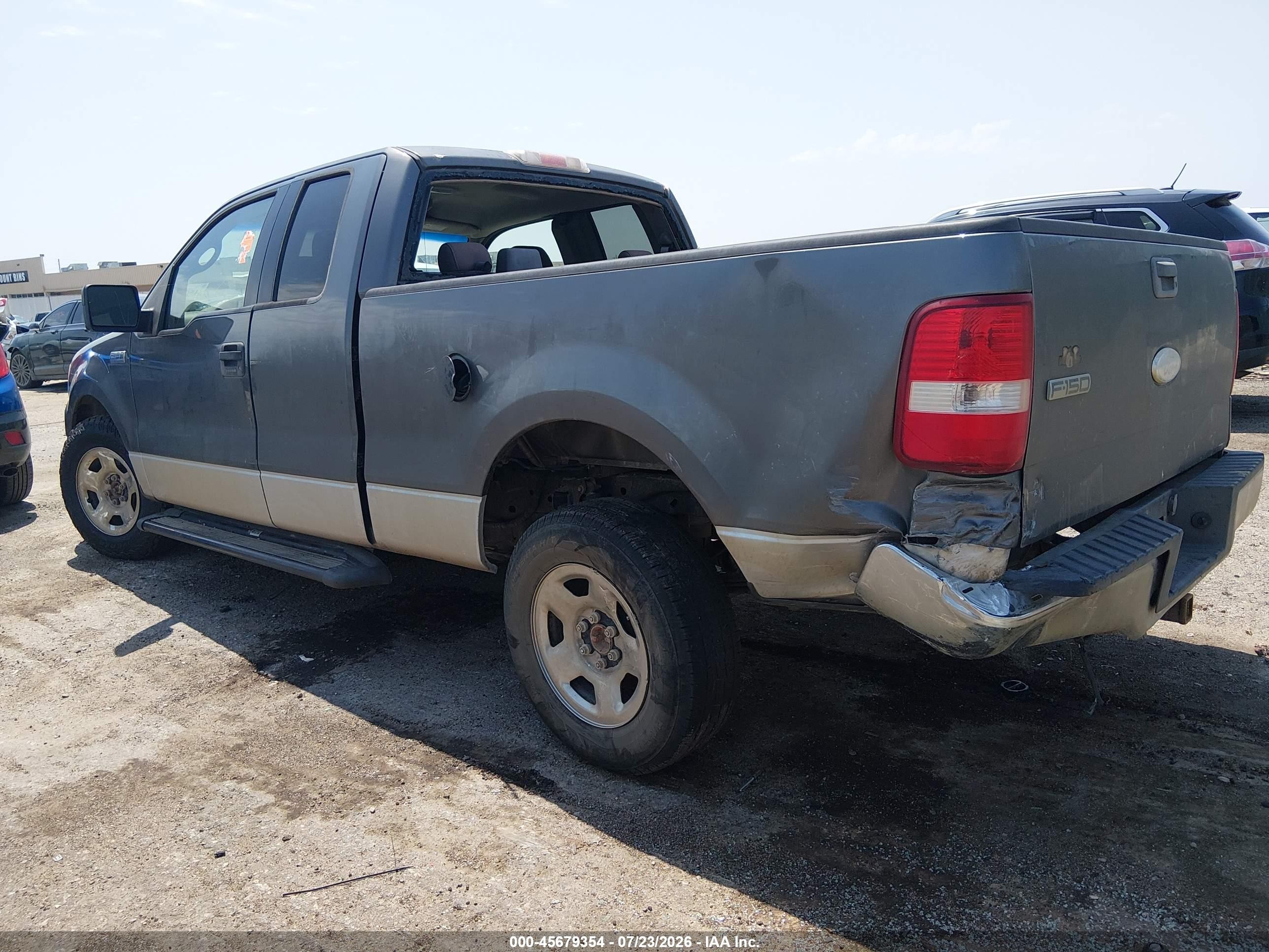 2006 Ford F-150 Lariat/xl/xlt Gray vin: 1FTPX12596NA37875