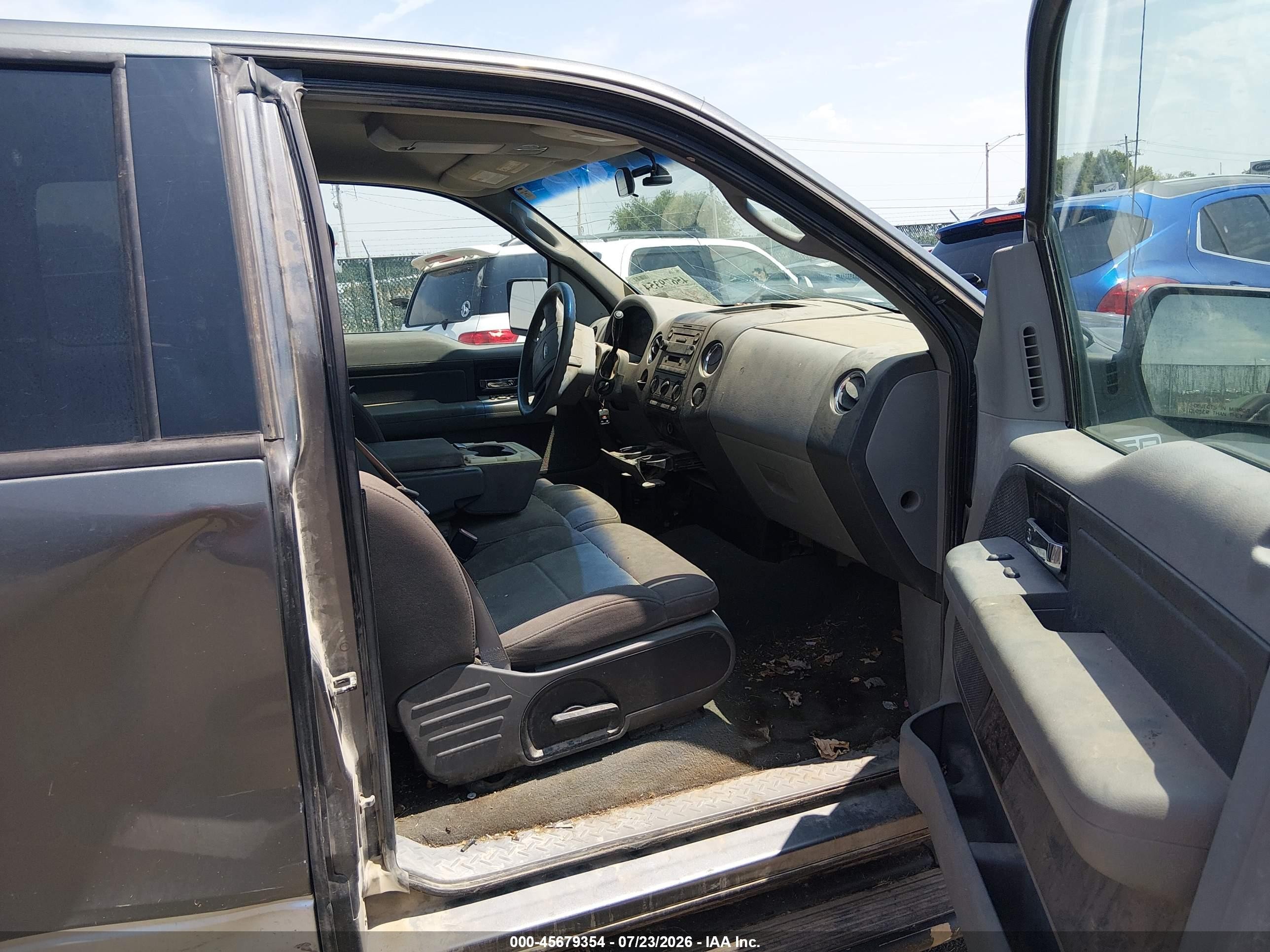 2006 Ford F-150 Lariat/xl/xlt Gray vin: 1FTPX12596NA37875
