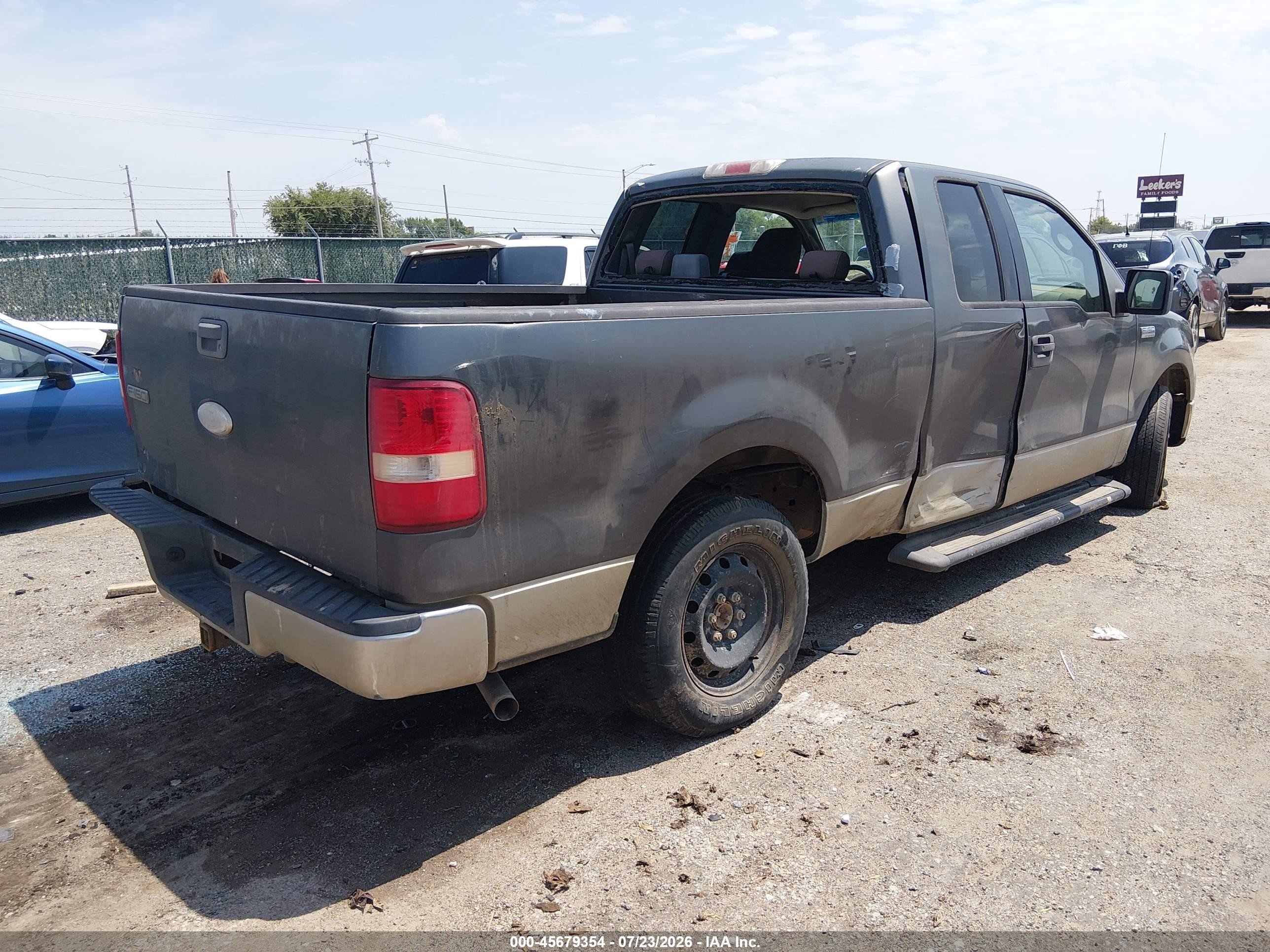 2006 Ford F-150 Lariat/xl/xlt Gray vin: 1FTPX12596NA37875