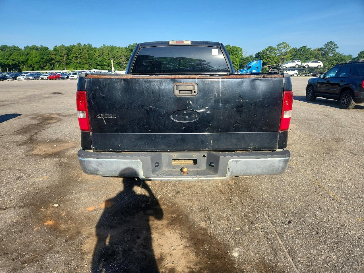2006 Ford F150 Black vin: 1FTPX12596NA61691