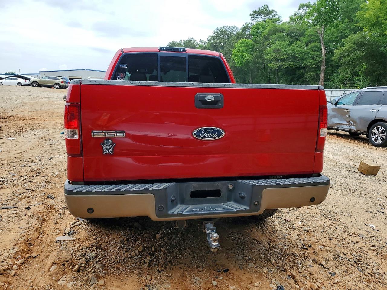 2004 Ford F150 Red vin: 1FTPX125X4KD96263