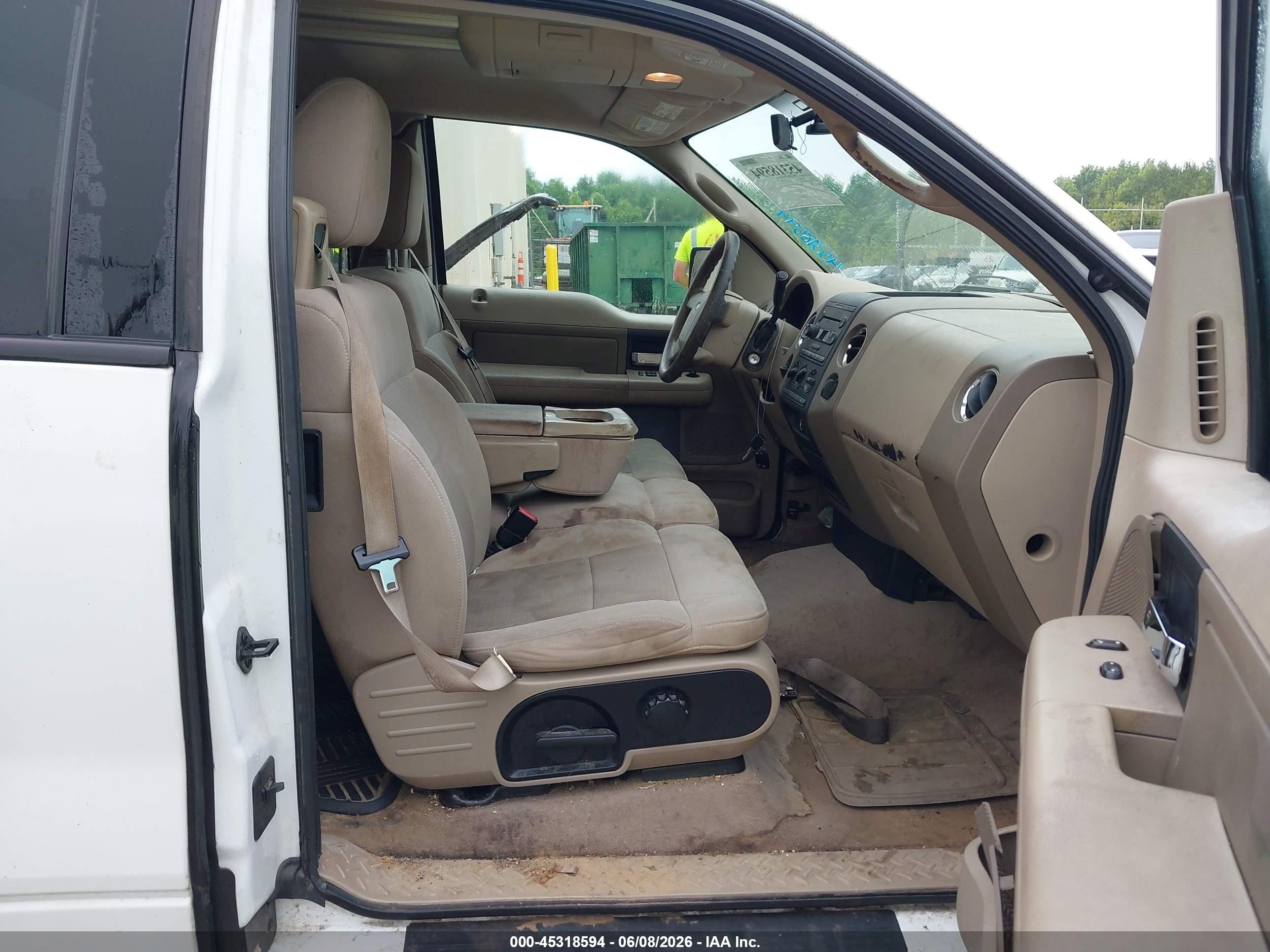 2004 Ford F-150 Lariat/xl/xlt Белый vin: 1FTPX125X4NA91313