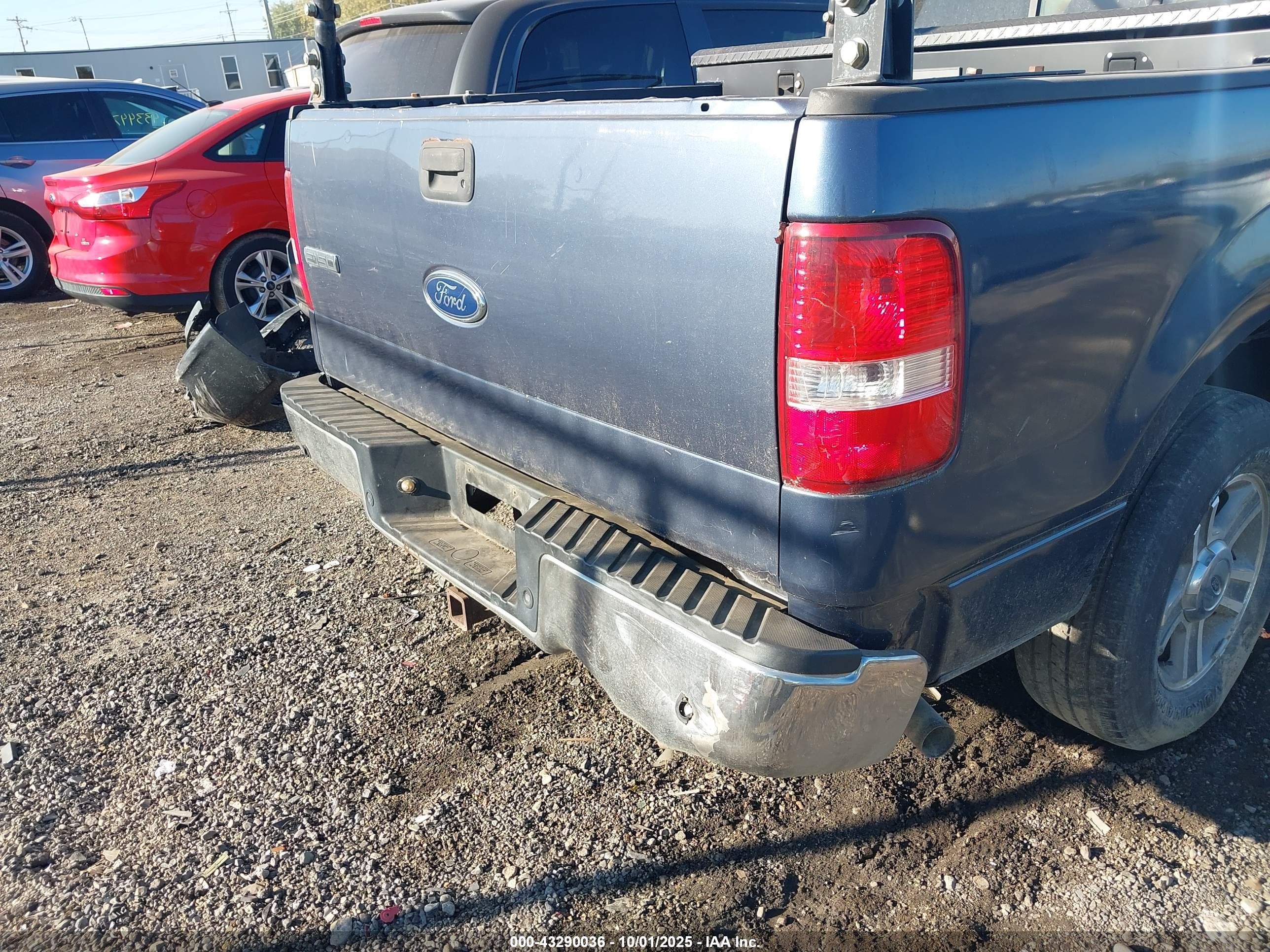 2005 Ford F-150 Lariat/xl/xlt Black vin: 1FTPX125X5FB76289