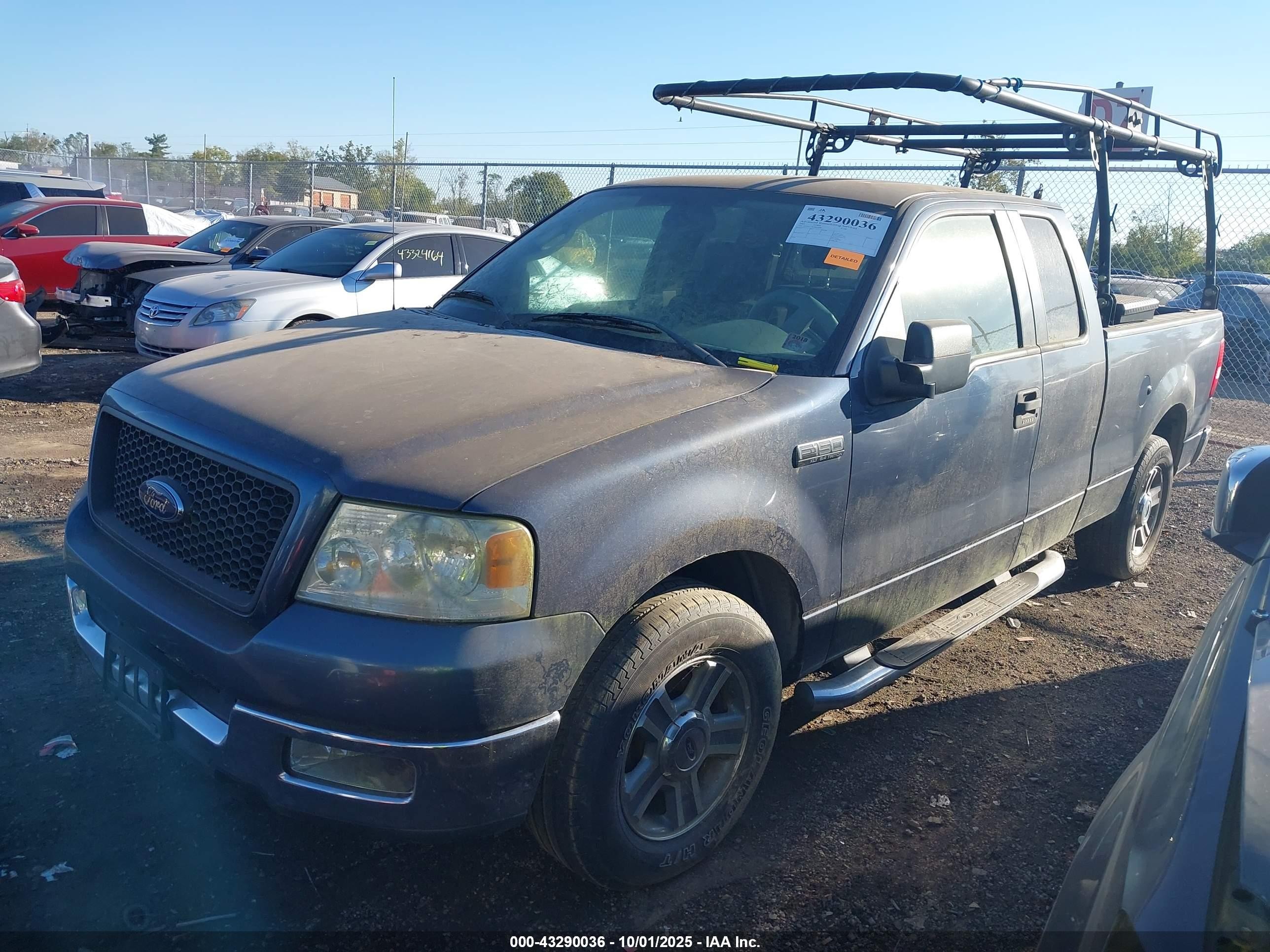 2005 Ford F-150 Lariat/xl/xlt Black vin: 1FTPX125X5FB76289