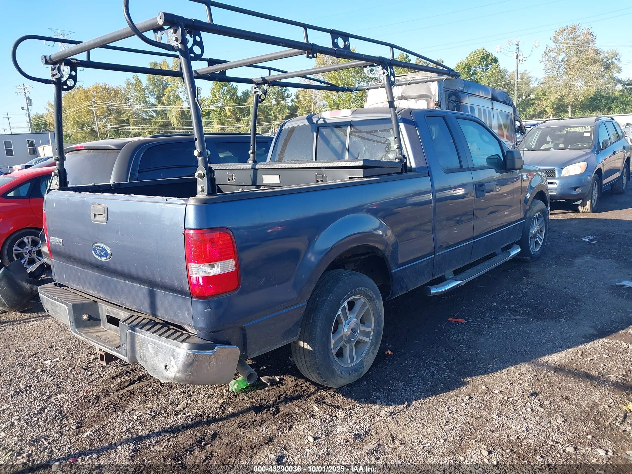 2005 Ford F-150 Lariat/xl/xlt Black vin: 1FTPX125X5FB76289