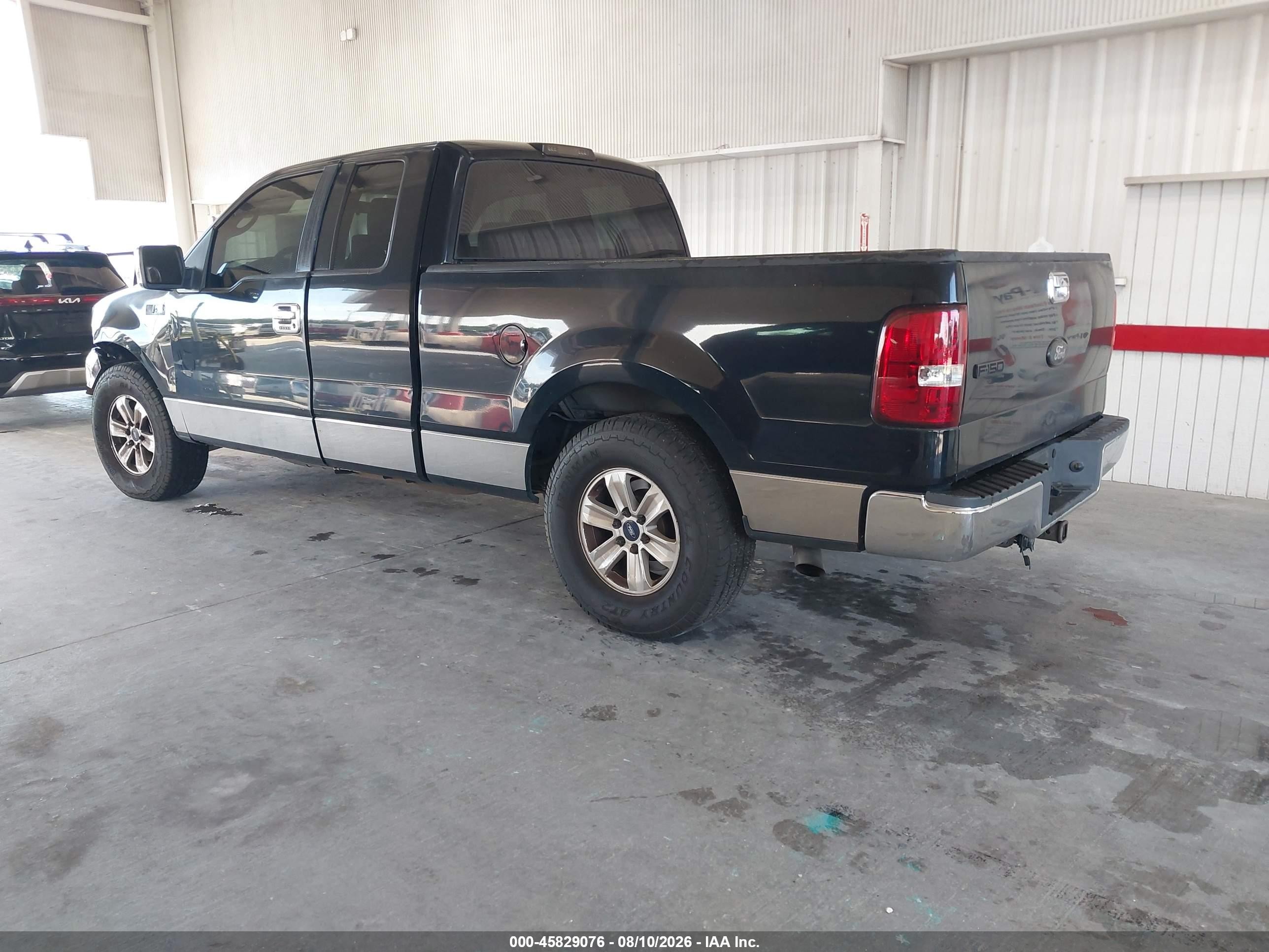 2006 Ford F-150 Lariat/xl/xlt Black vin: 1FTPX125X6FA29472