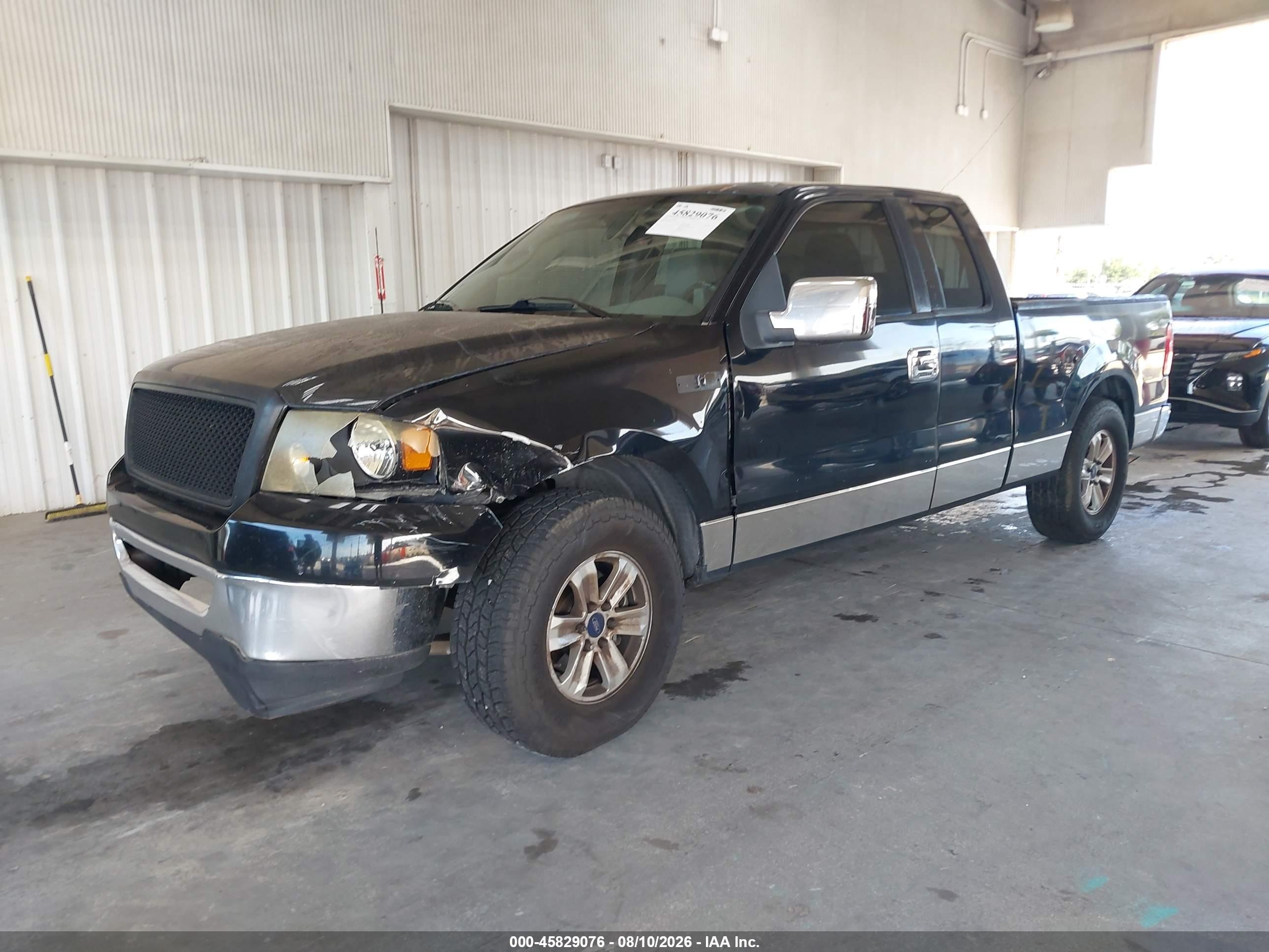 2006 Ford F-150 Lariat/xl/xlt Black vin: 1FTPX125X6FA29472