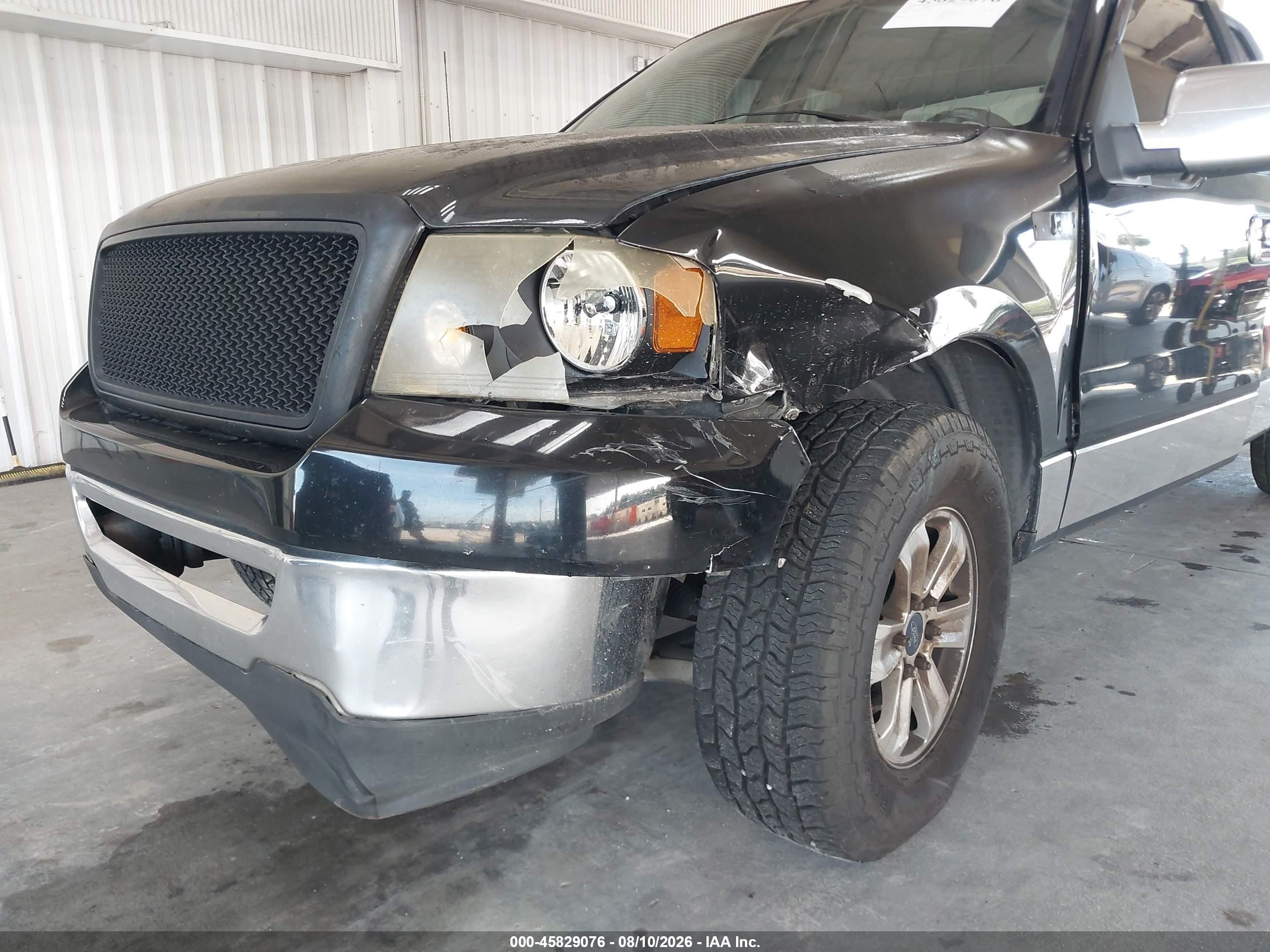 2006 Ford F-150 Lariat/xl/xlt Black vin: 1FTPX125X6FA29472