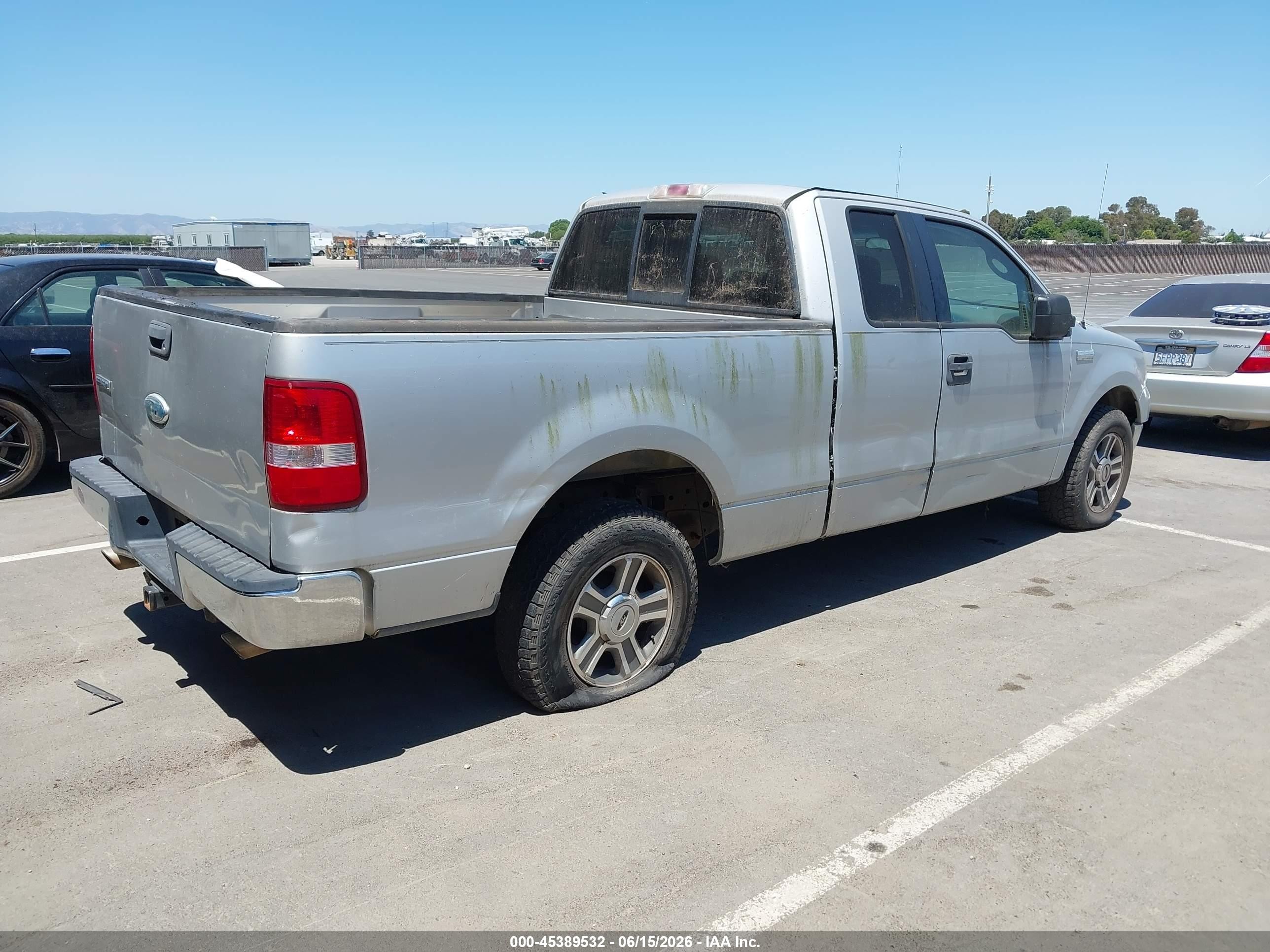 2006 Ford F-150 Lariat/xl/xlt Silver vin: 1FTPX125X6KC32031