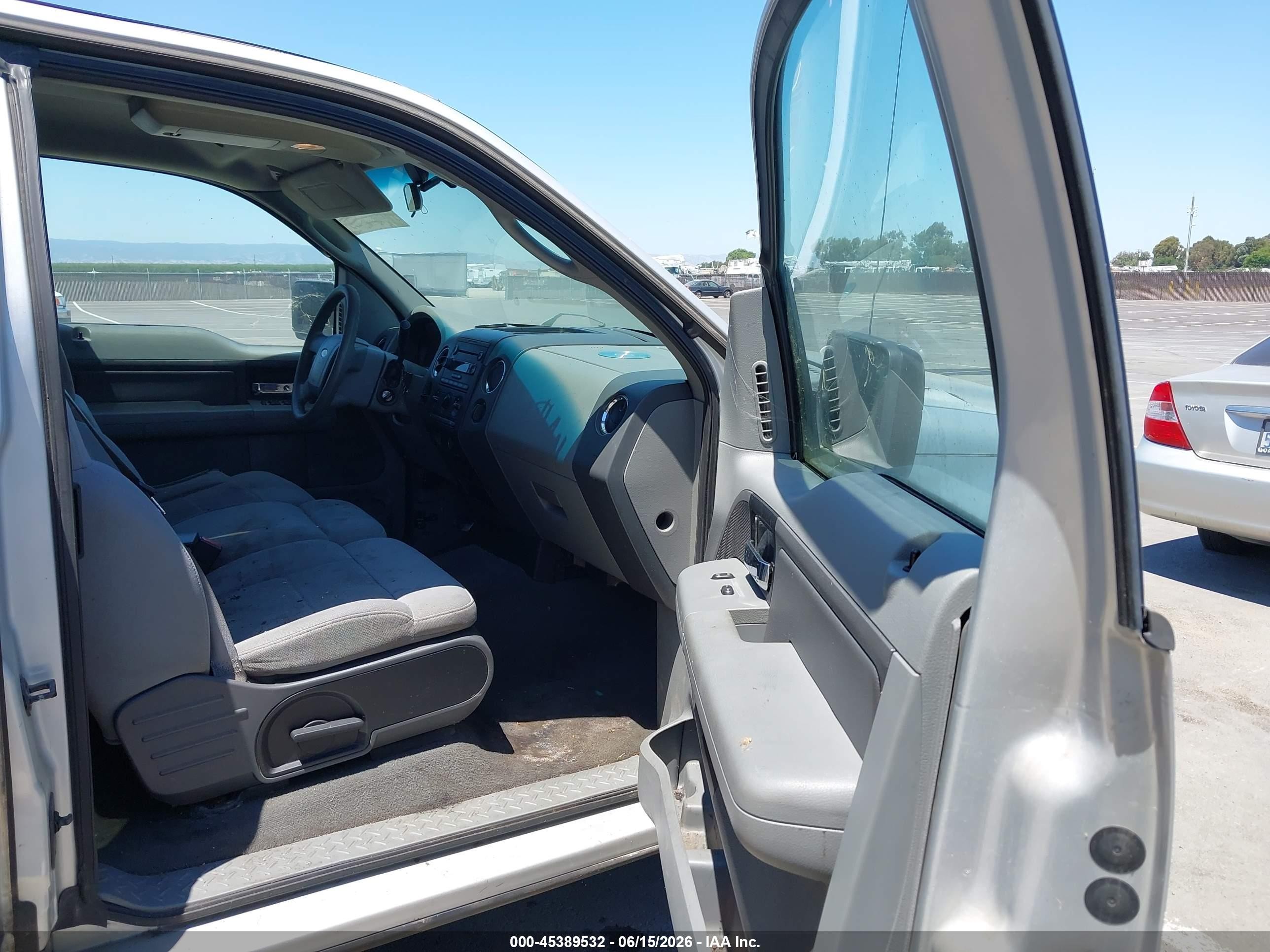 2006 Ford F-150 Lariat/xl/xlt Silver vin: 1FTPX125X6KC32031