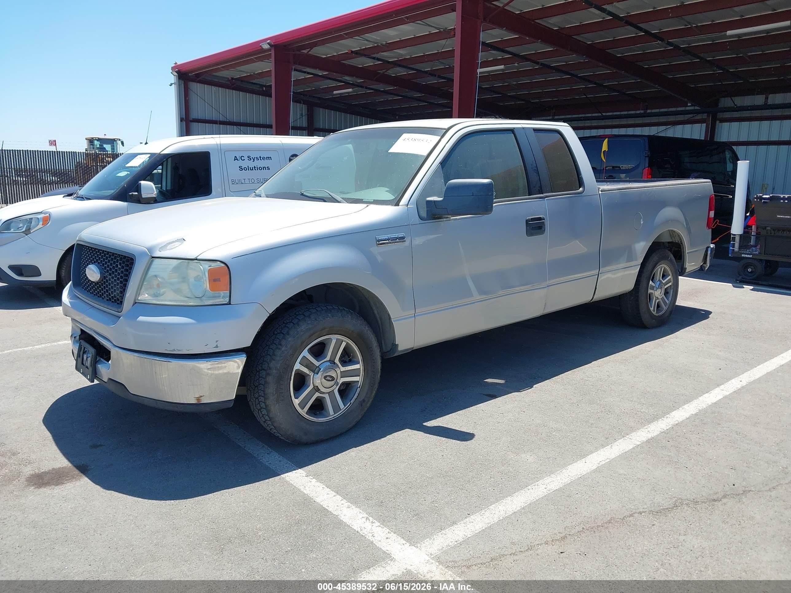 2006 Ford F-150 Lariat/xl/xlt Silver vin: 1FTPX125X6KC32031