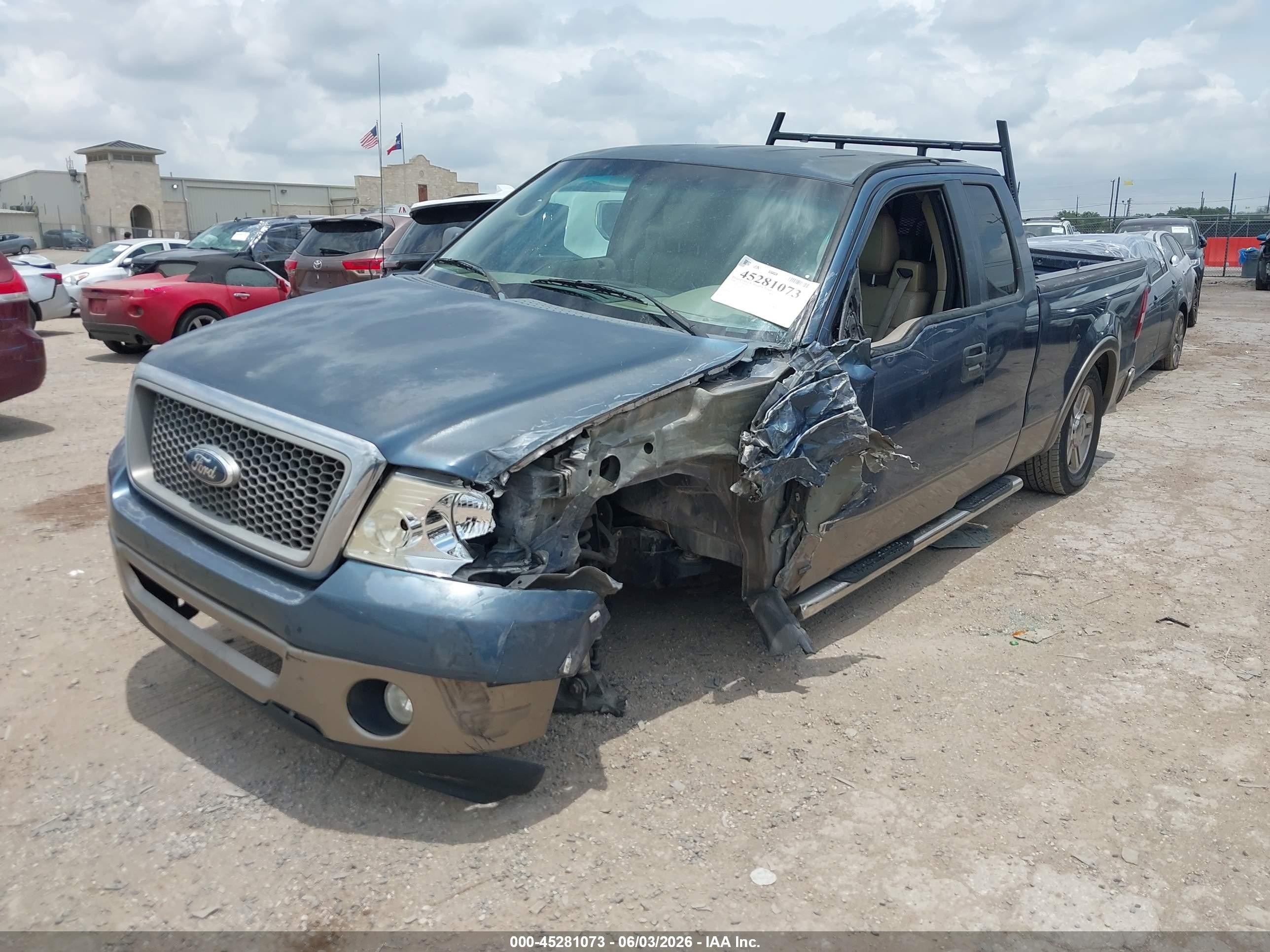2006 Ford F-150 Lariat/xl/xlt Blue vin: 1FTPX125X6NA22205
