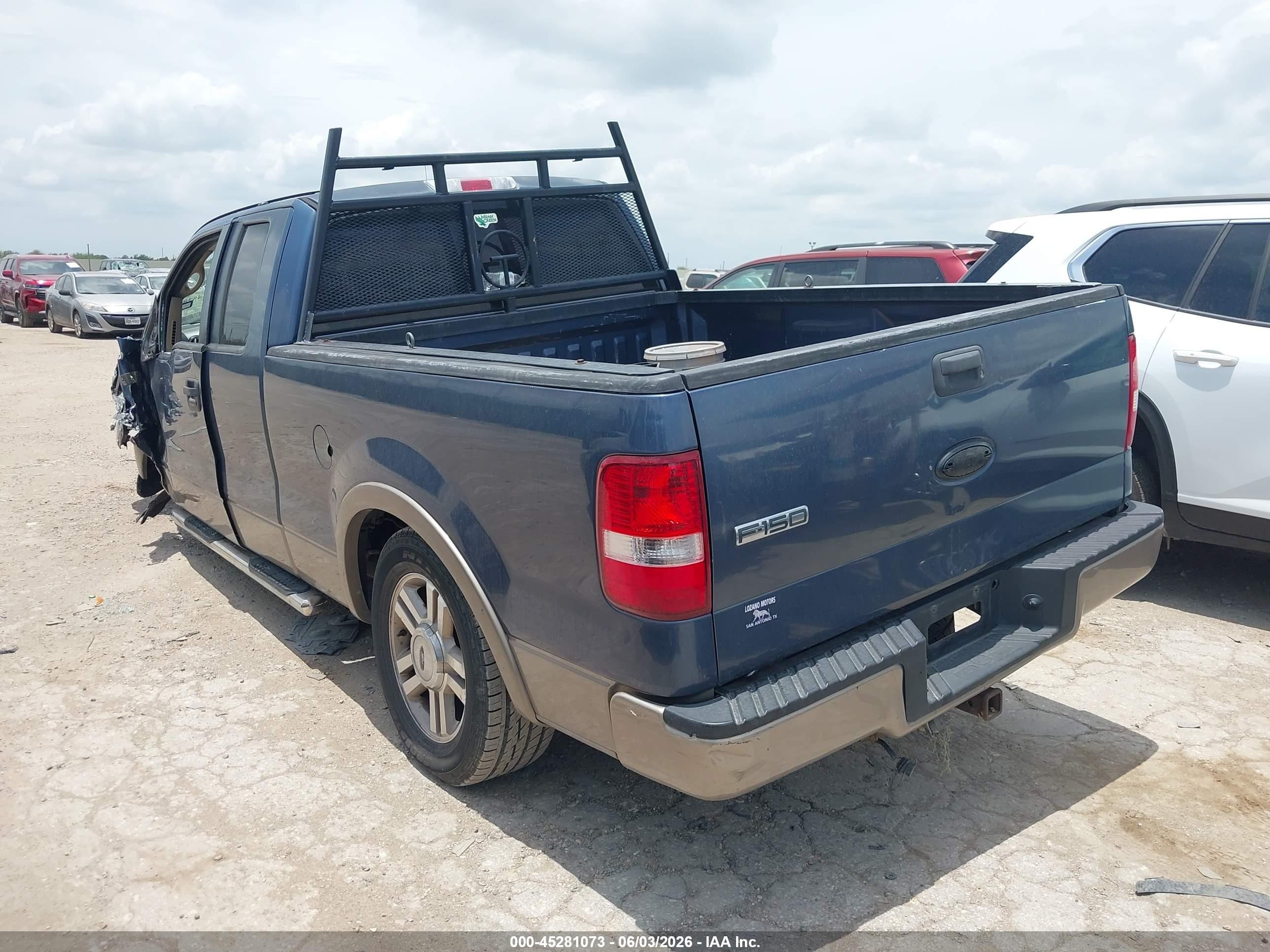 2006 Ford F-150 Lariat/xl/xlt Blue vin: 1FTPX125X6NA22205