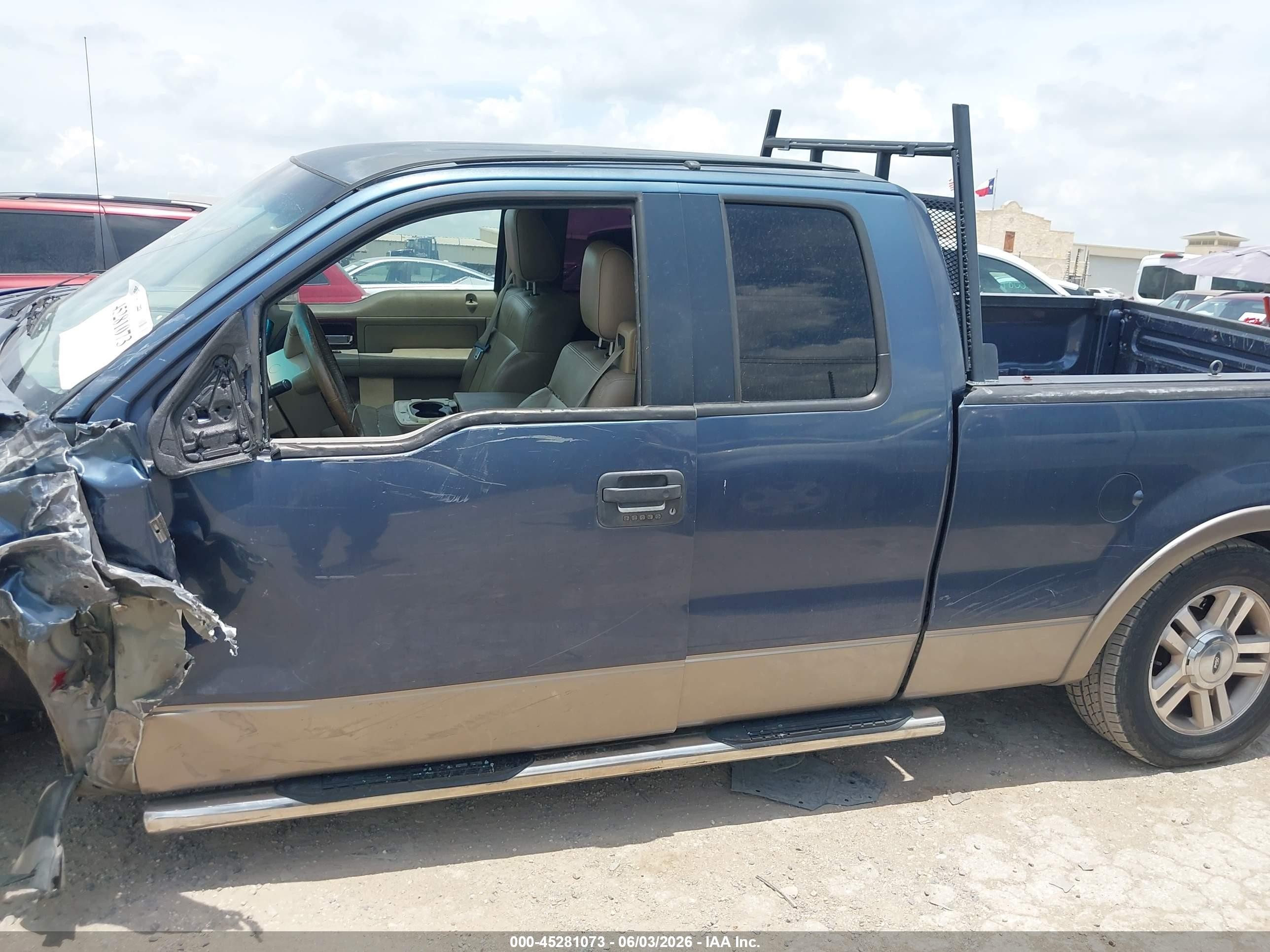 2006 Ford F-150 Lariat/xl/xlt Blue vin: 1FTPX125X6NA22205