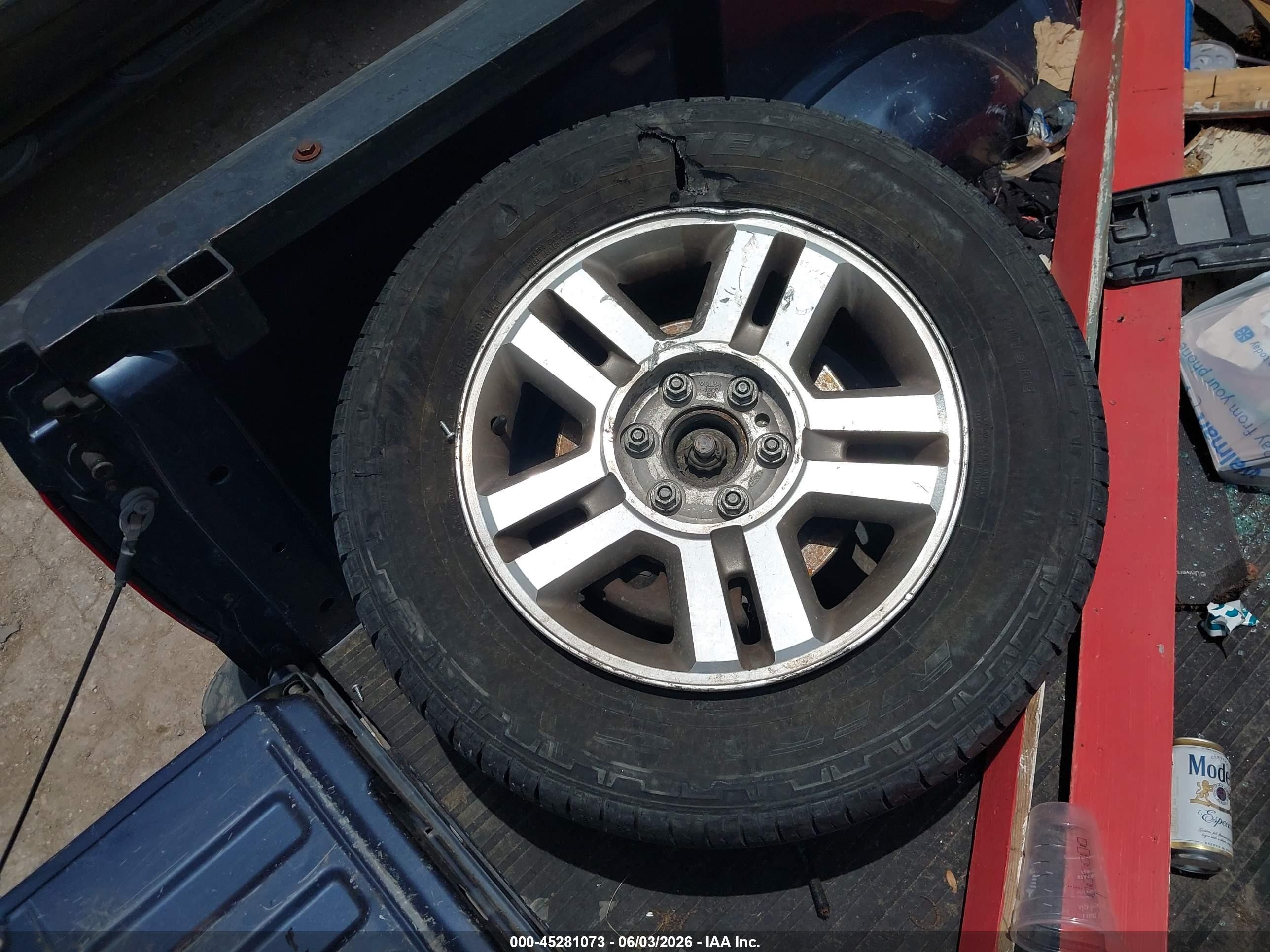 2006 Ford F-150 Lariat/xl/xlt Blue vin: 1FTPX125X6NA22205