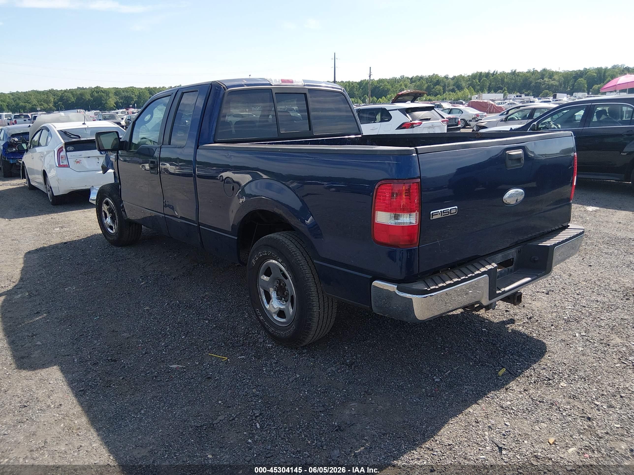 2007 Ford F-150 Lariat/stx/xl/xlt Blue vin: 1FTPX12V07FB79978