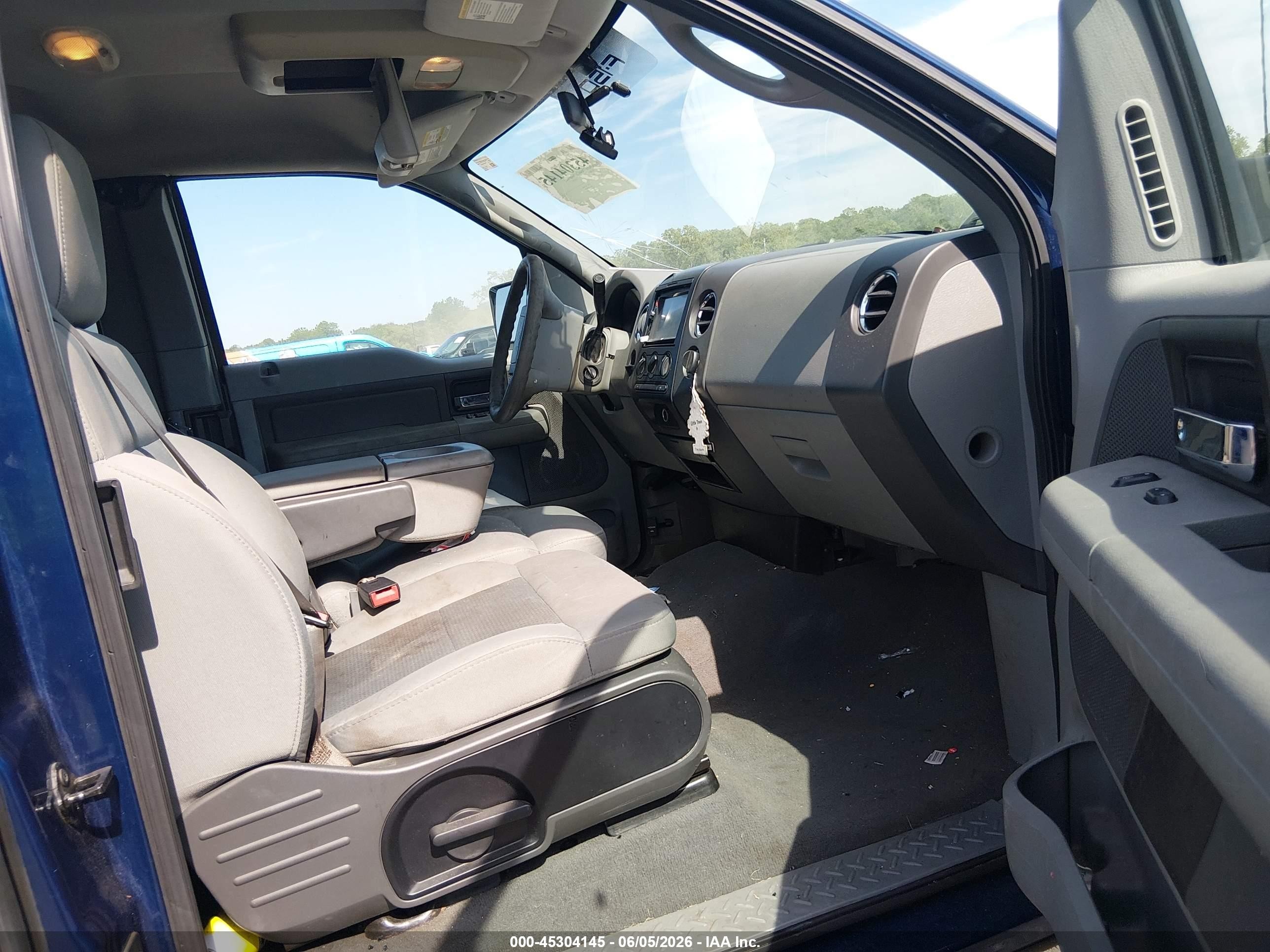 2007 Ford F-150 Lariat/stx/xl/xlt Blue vin: 1FTPX12V07FB79978