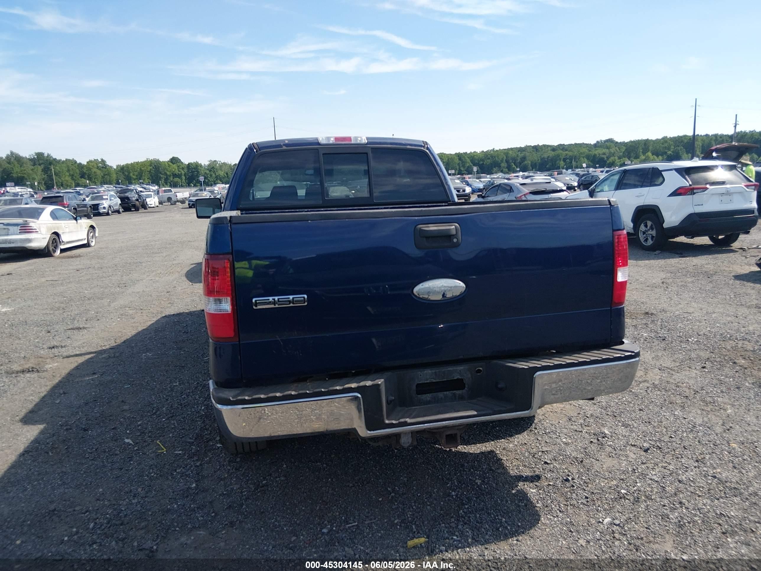 2007 Ford F-150 Lariat/stx/xl/xlt Blue vin: 1FTPX12V07FB79978