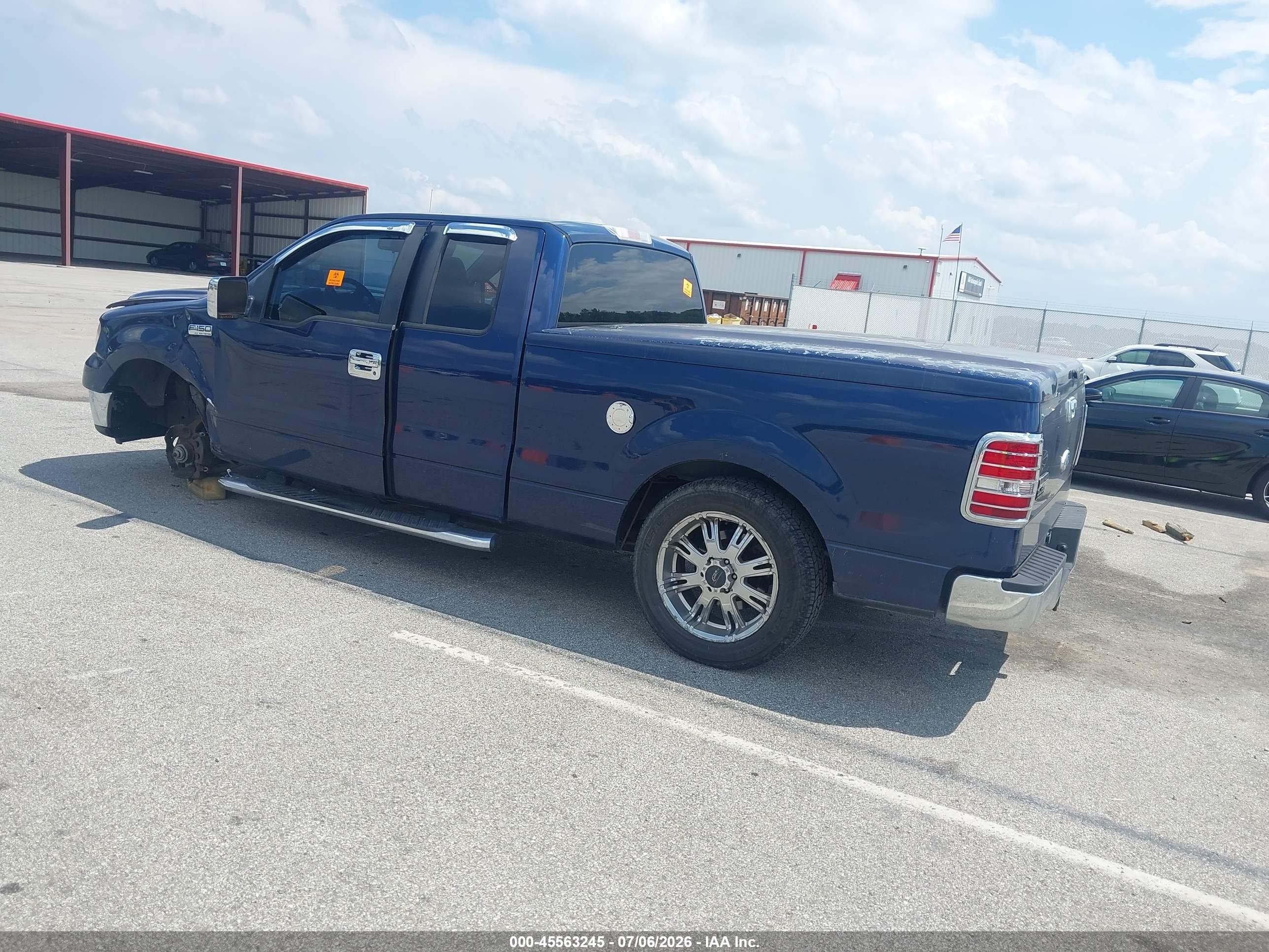 2008 Ford F-150   Dark Blue vin: 1FTPX12V08FA61821