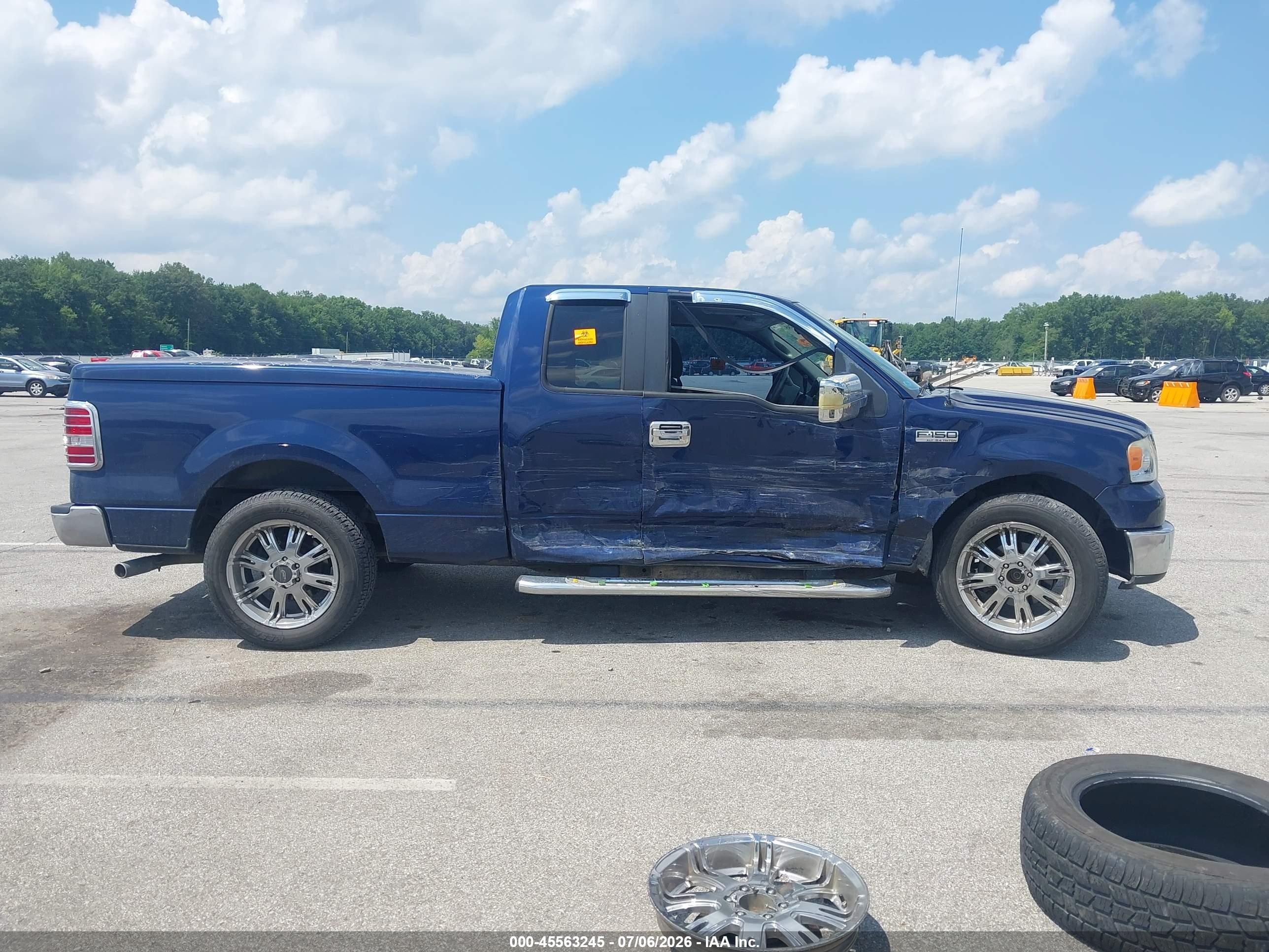 2008 Ford F-150   Dark Blue vin: 1FTPX12V08FA61821