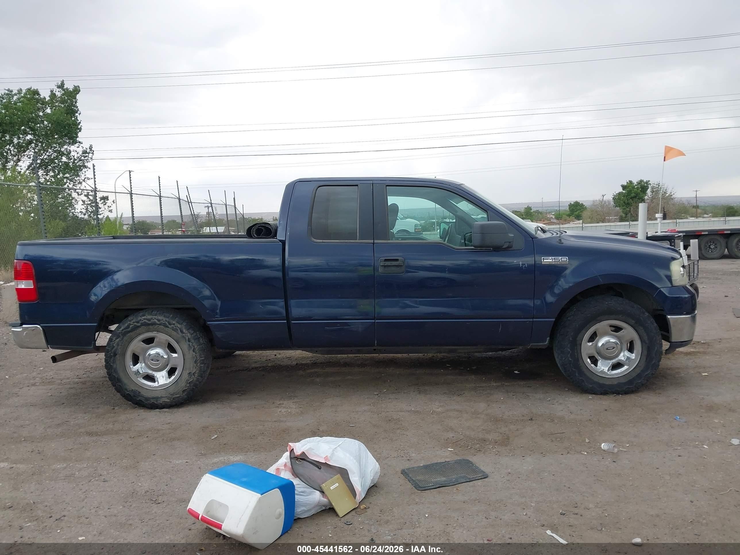 2006 Ford F-150 Lariat/xl/xlt Blue vin: 1FTPX12V16NB50963