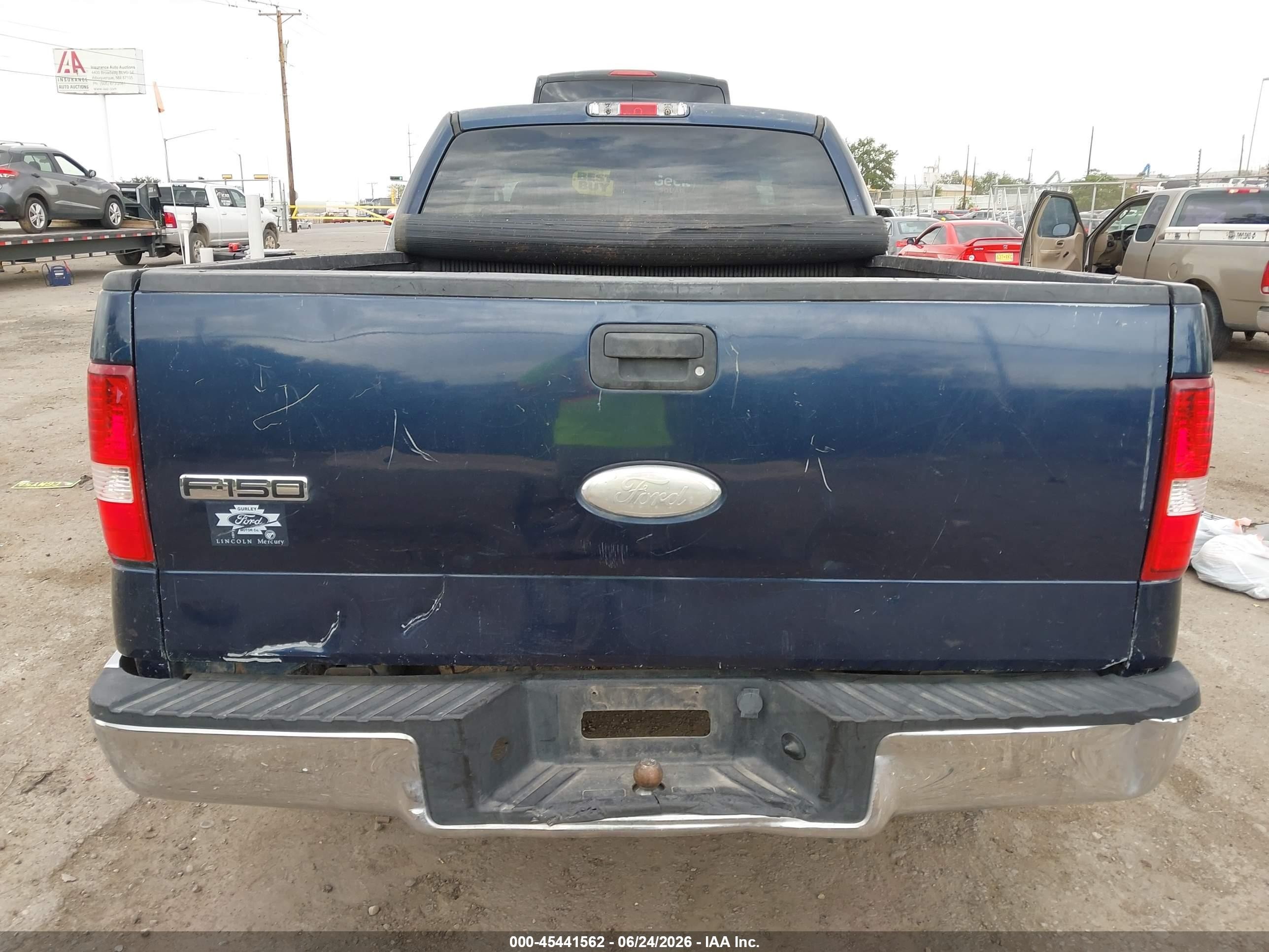 2006 Ford F-150 Lariat/xl/xlt Blue vin: 1FTPX12V16NB50963