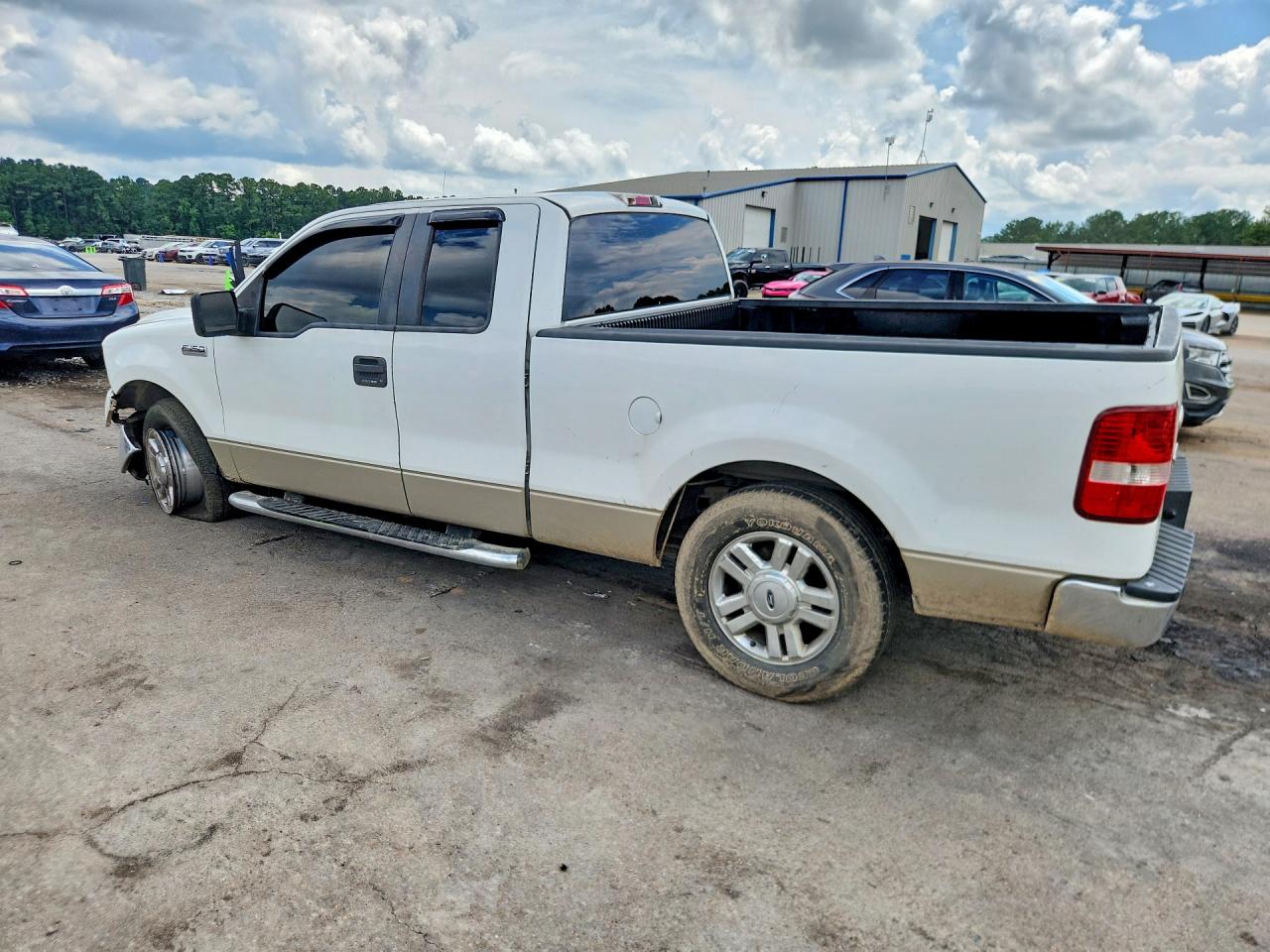 2007 Ford F150 White vin: 1FTPX12V17KC59698