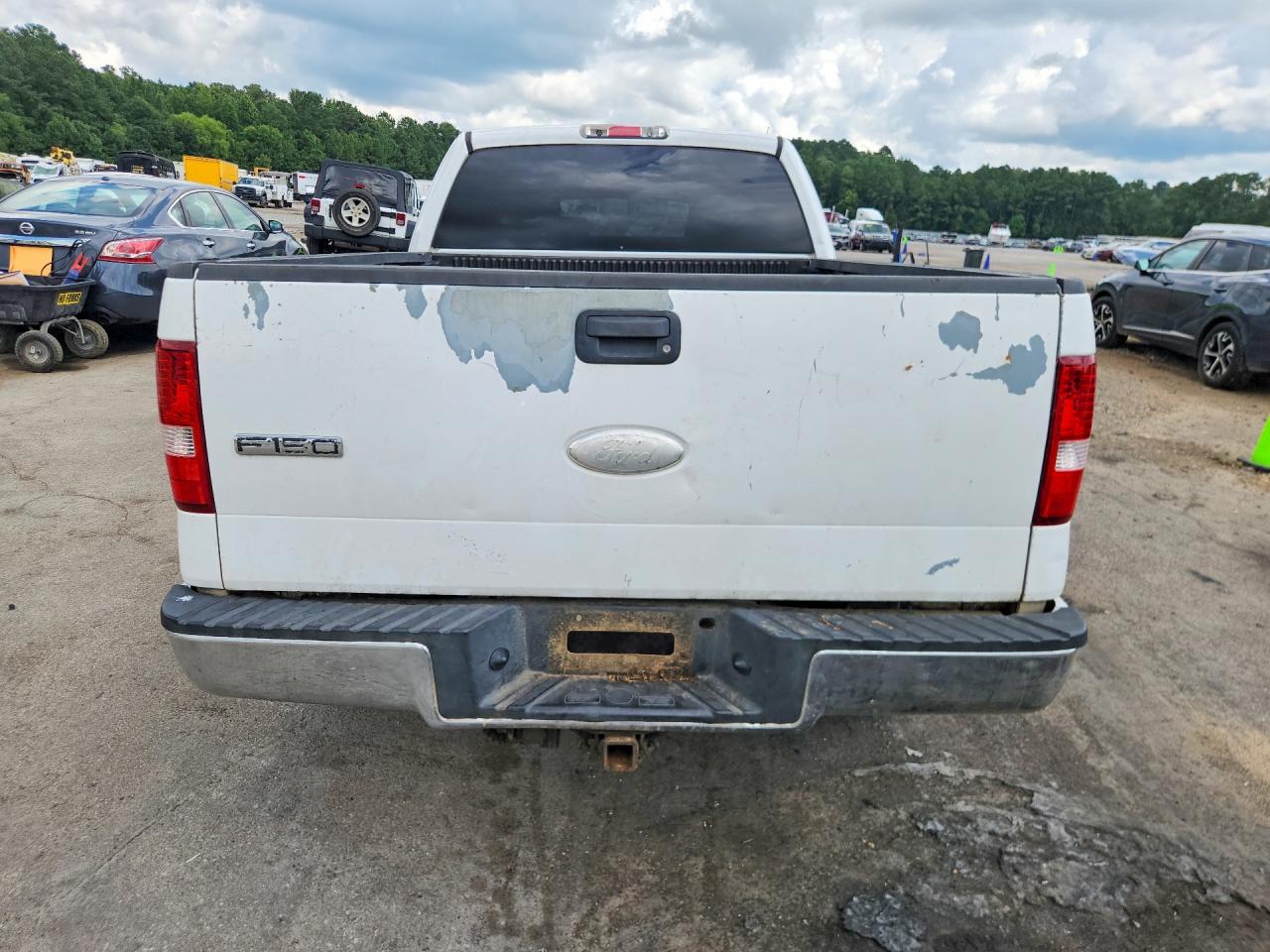 2007 Ford F150 White vin: 1FTPX12V17KC59698