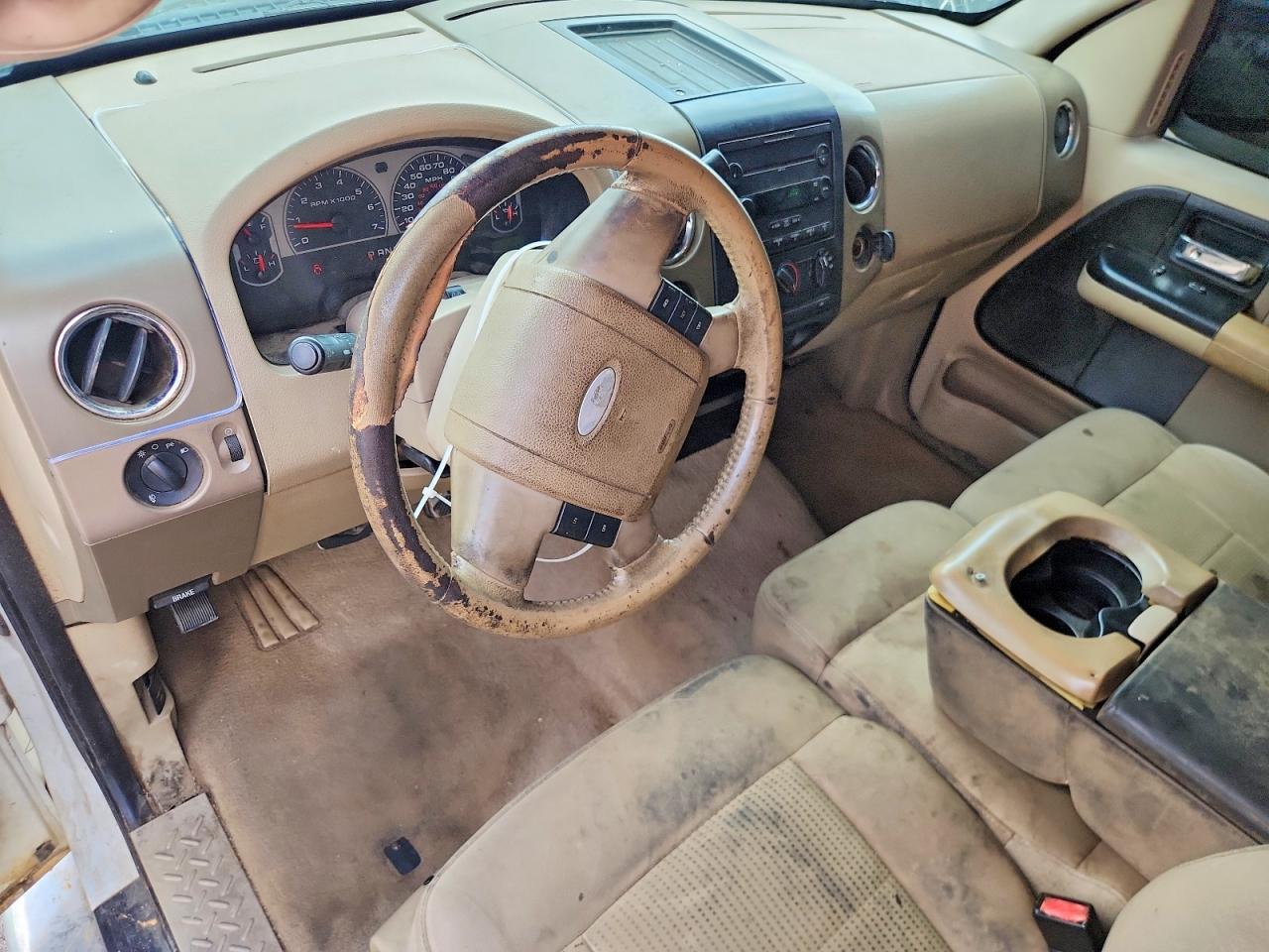 2007 Ford F150 White vin: 1FTPX12V17KC59698