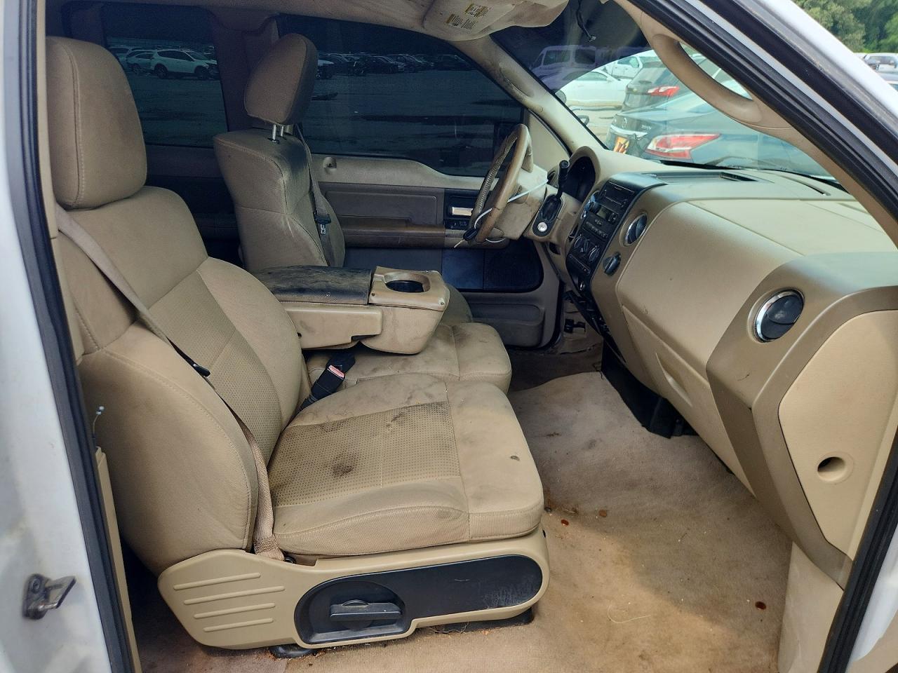 2007 Ford F150 White vin: 1FTPX12V17KC59698