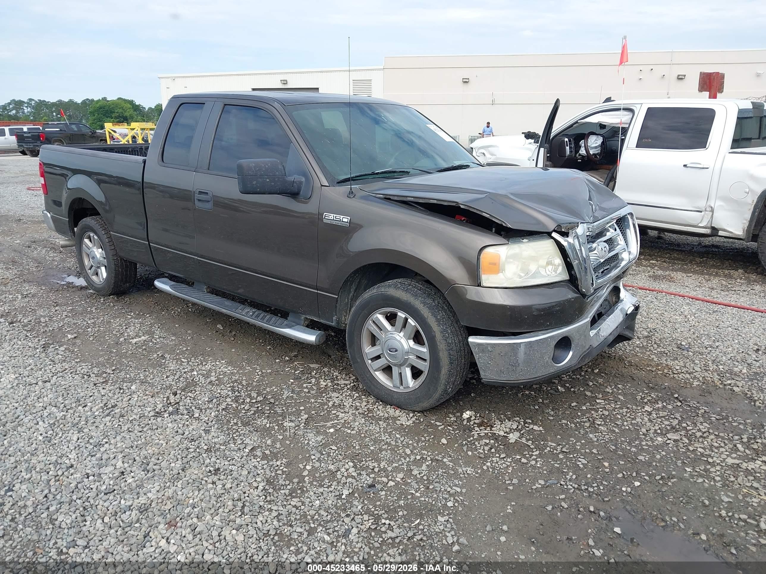 2008 Ford F-150 Lariat/xl/xlt Brown vin: 1FTPX12V18KC76776