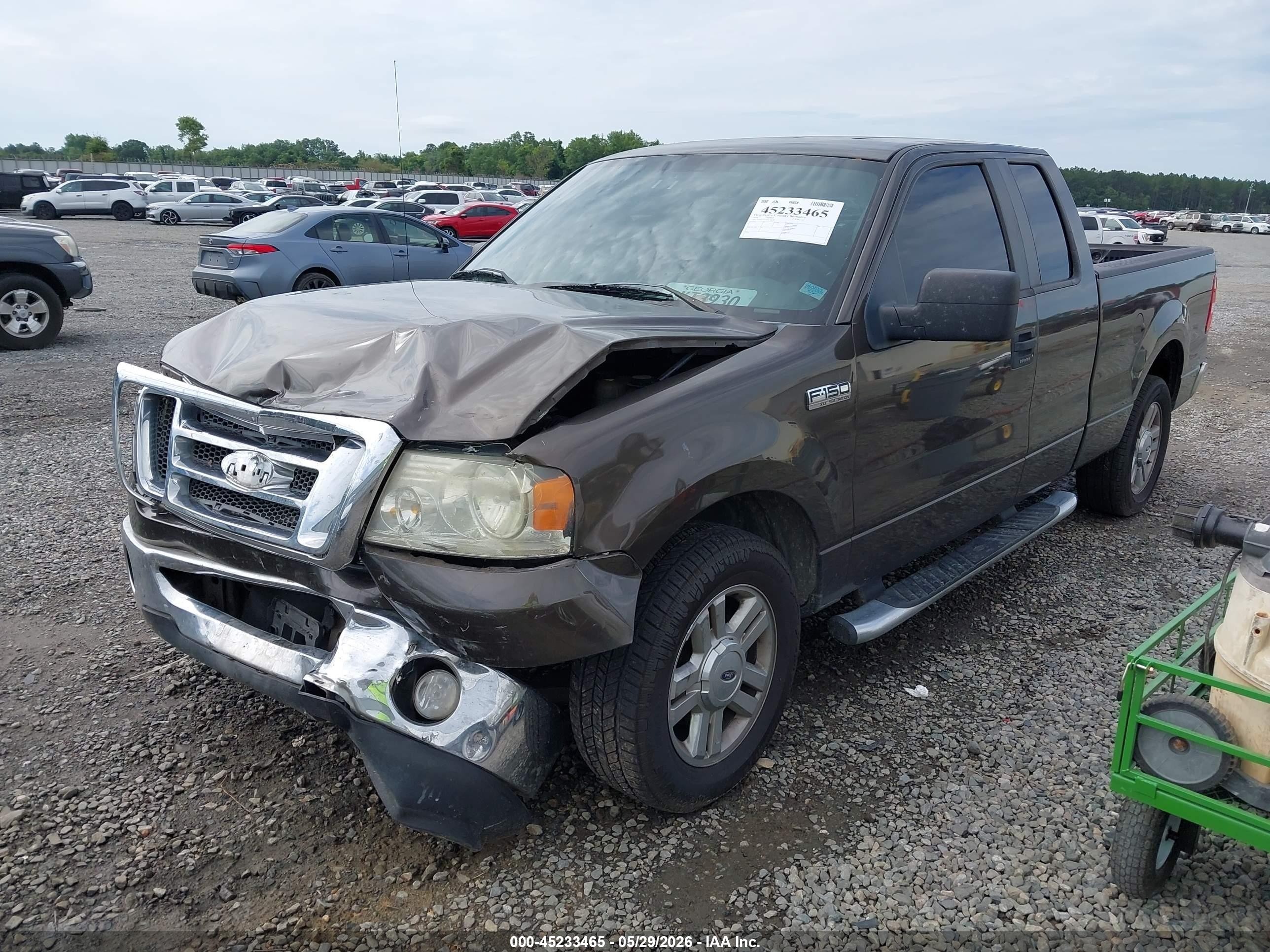 2008 Ford F-150 Lariat/xl/xlt Brown vin: 1FTPX12V18KC76776