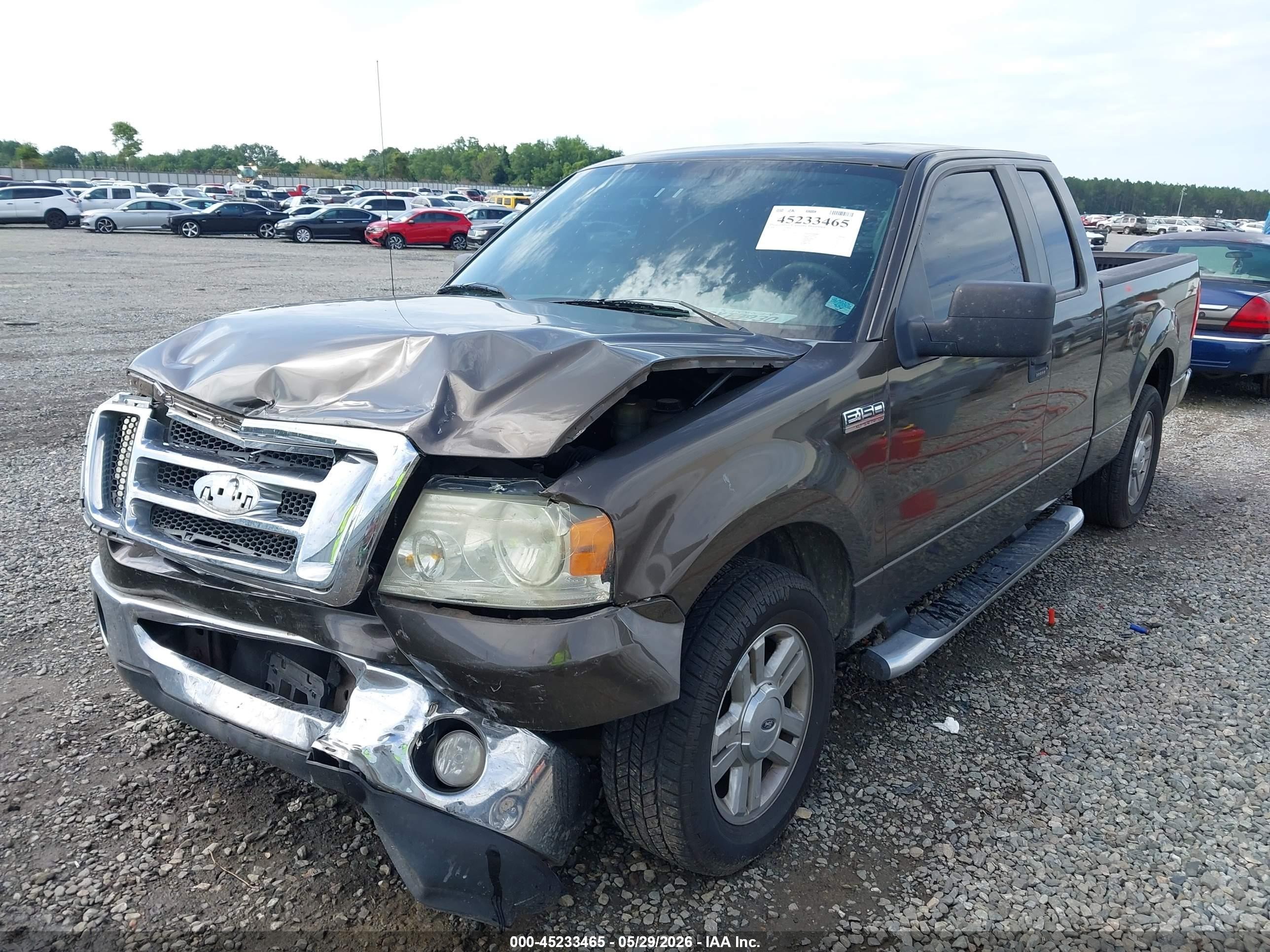 2008 Ford F-150 Lariat/xl/xlt Brown vin: 1FTPX12V18KC76776