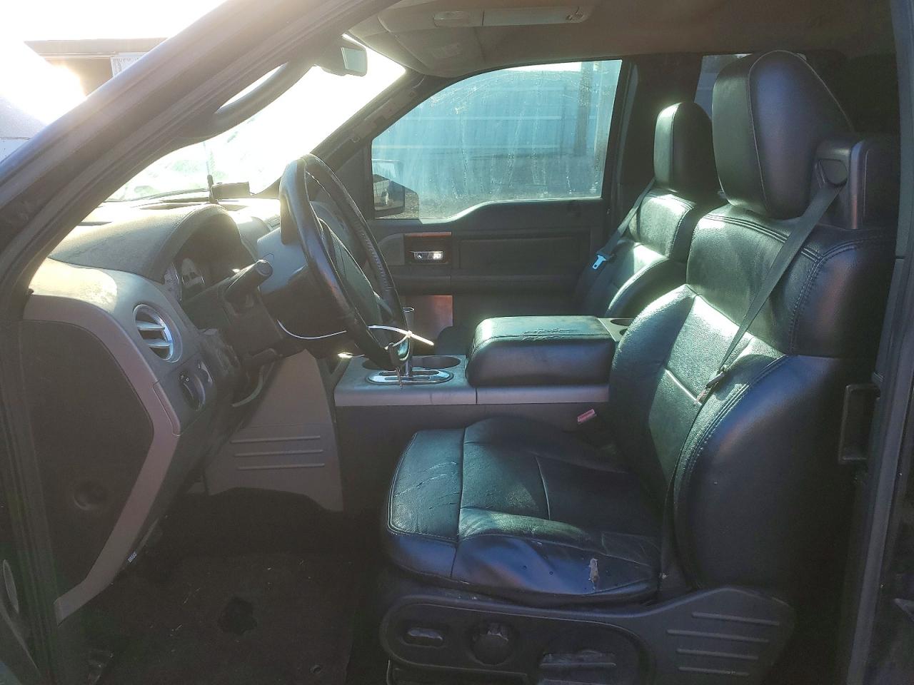 2007 Ford F150 Black vin: 1FTPX12V27NA21437