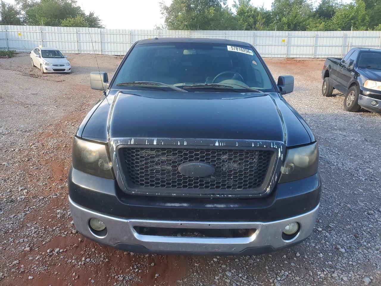 2007 Ford F150 Black vin: 1FTPX12V27NA21437