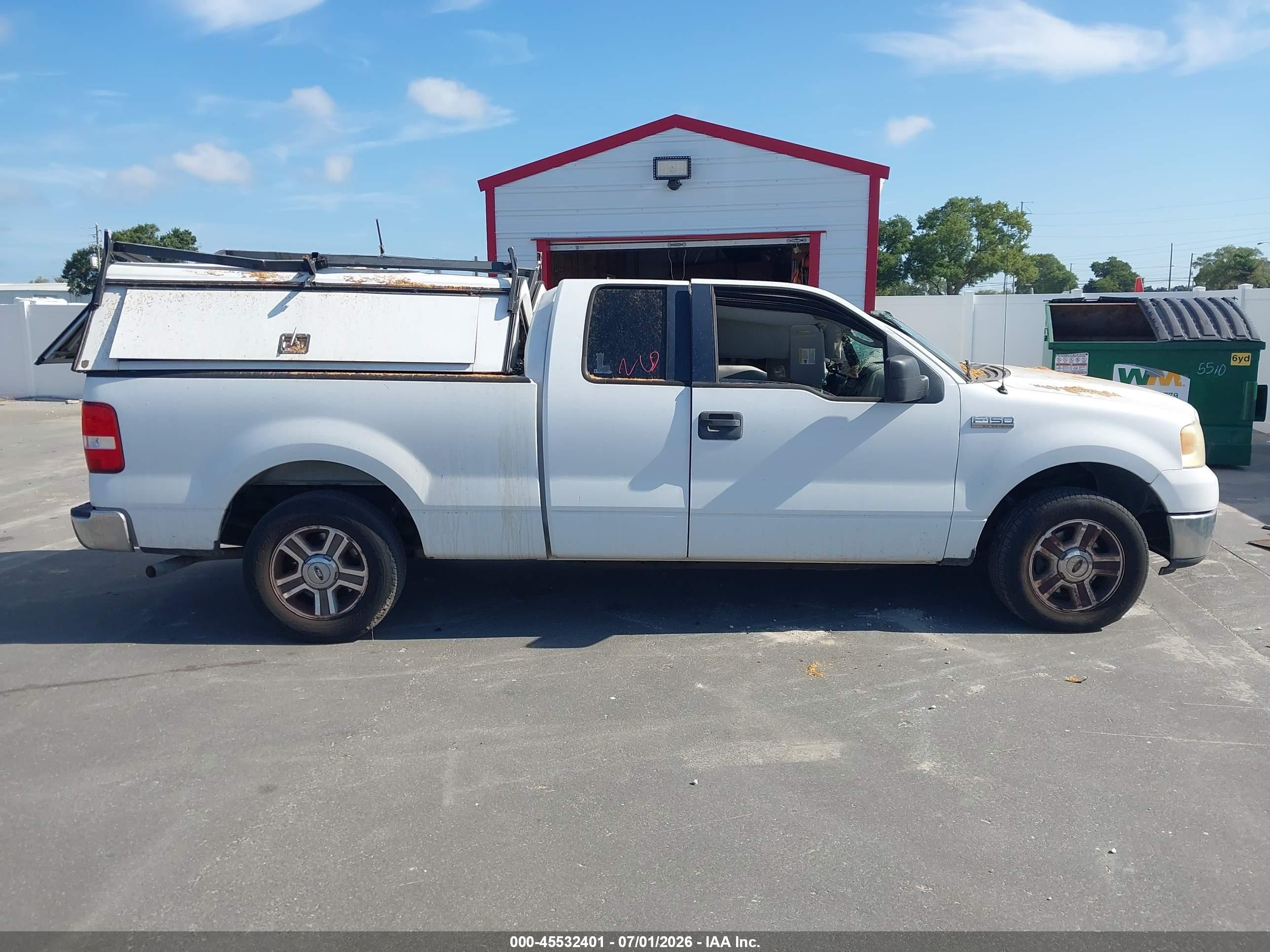 2006 Ford F-150 Lariat/xl/xlt White vin: 1FTPX12V36NB70163