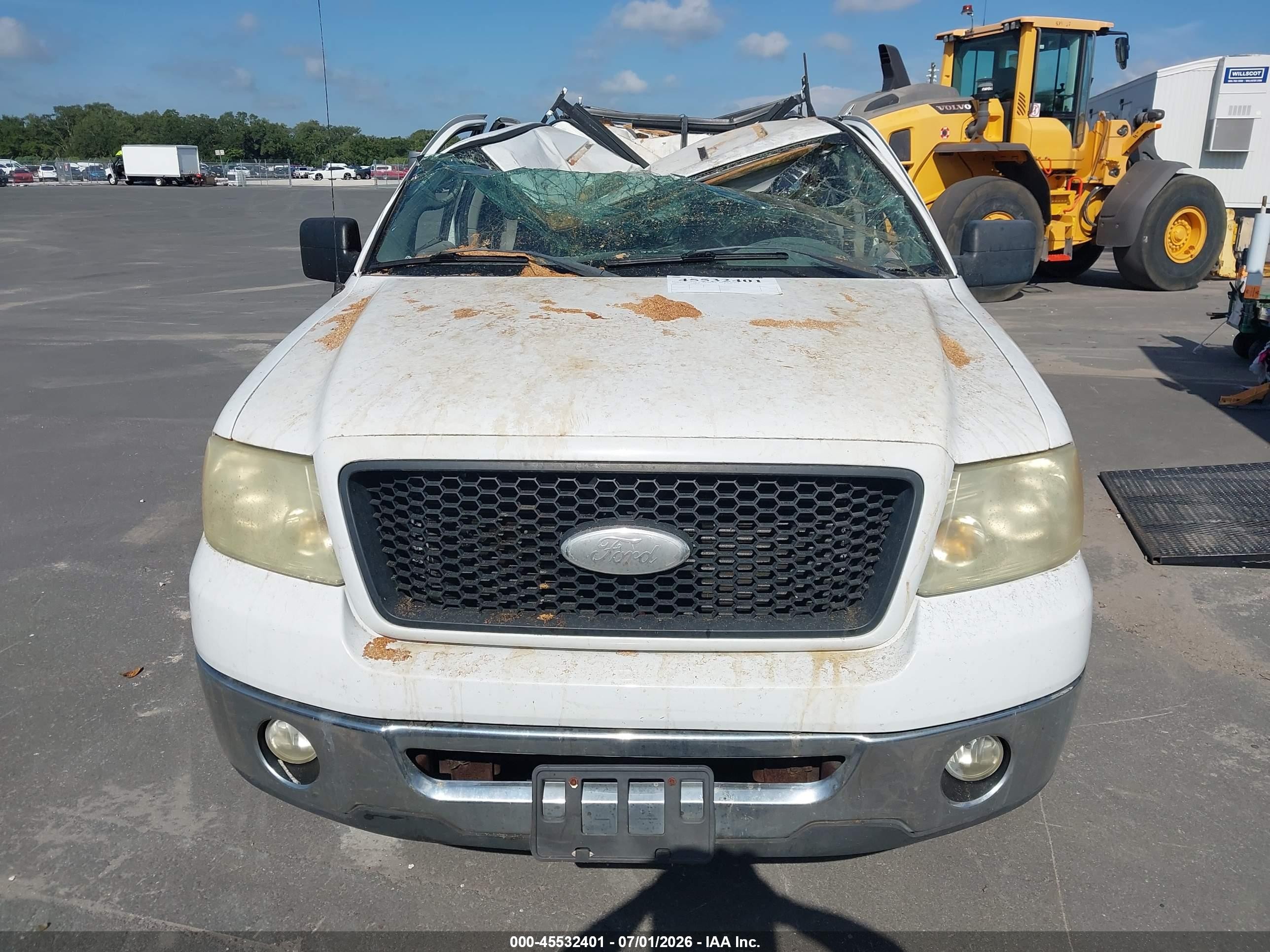 2006 Ford F-150 Lariat/xl/xlt White vin: 1FTPX12V36NB70163